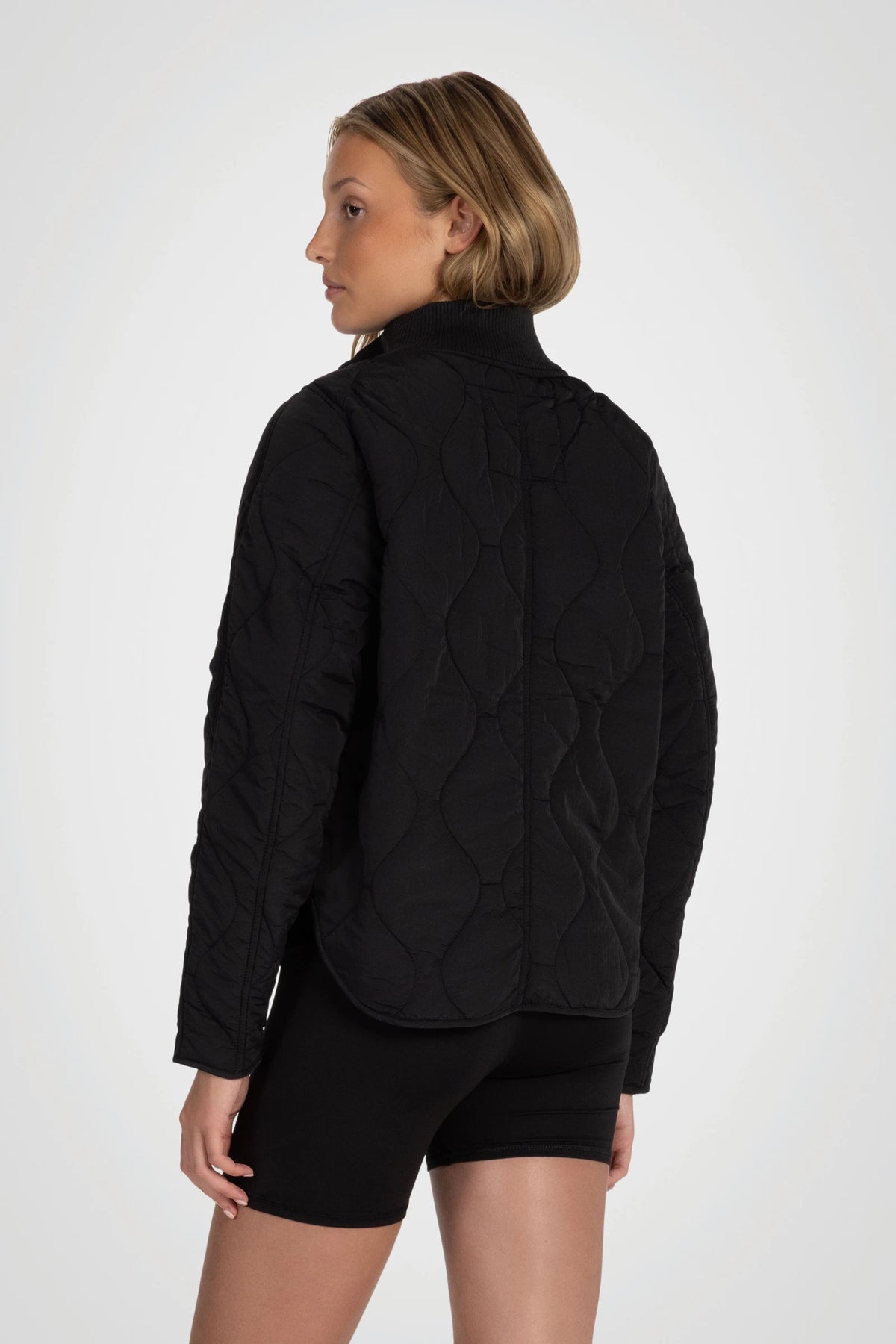 Elowyn Crinkle Quilted Jacket