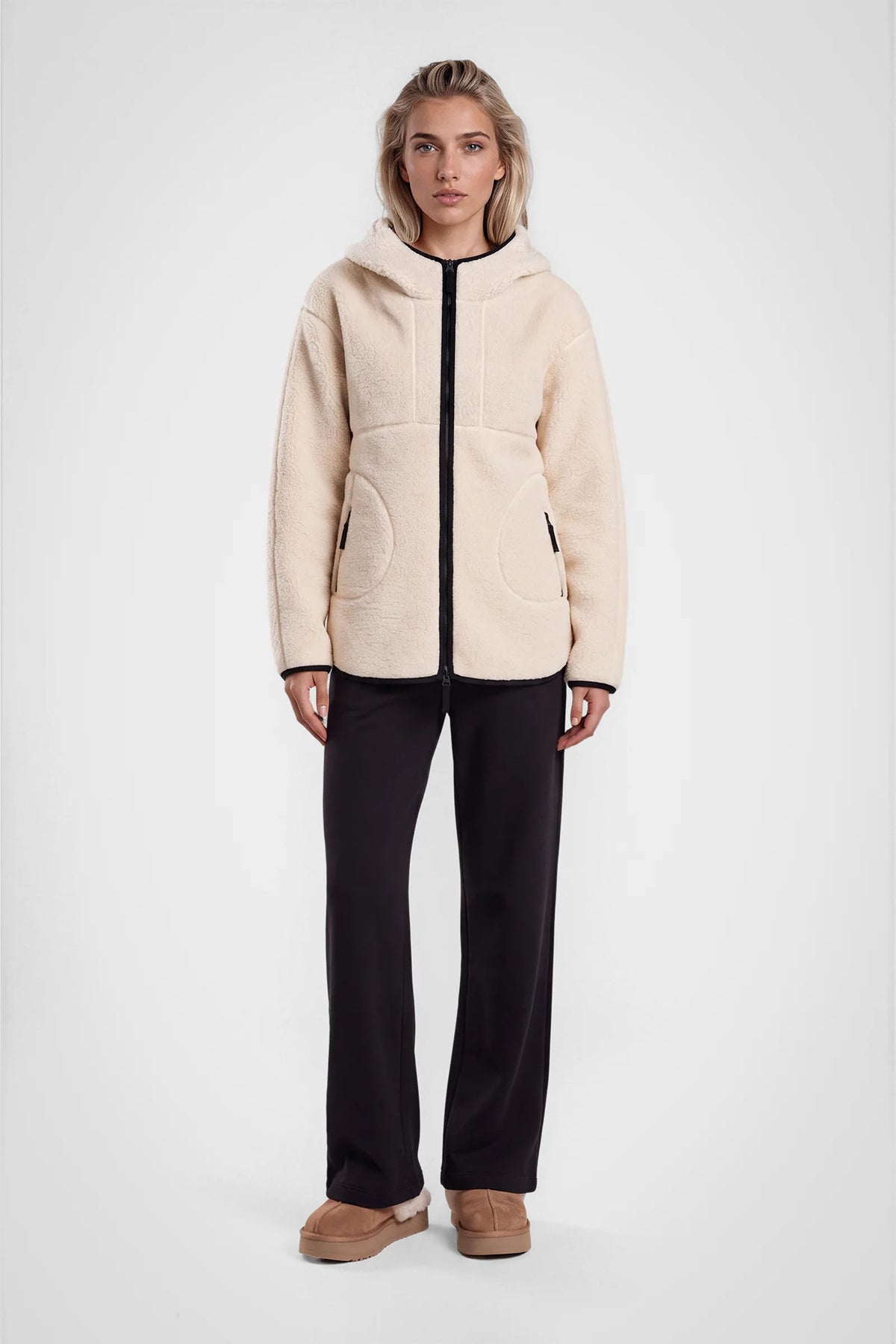 Norvessa Hooded Sherpa Jacket
