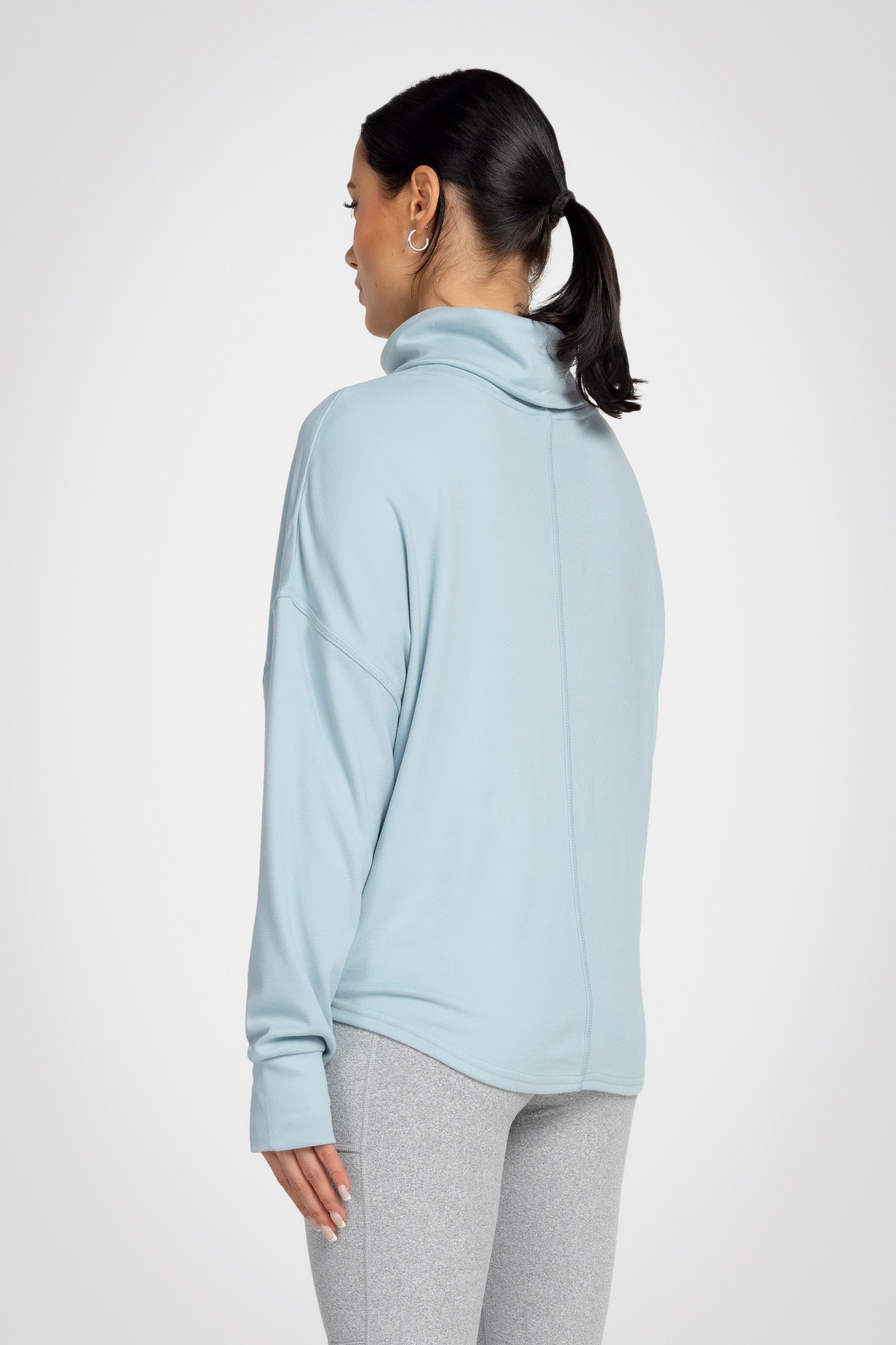 Solace Ribbed Turtleneck Top