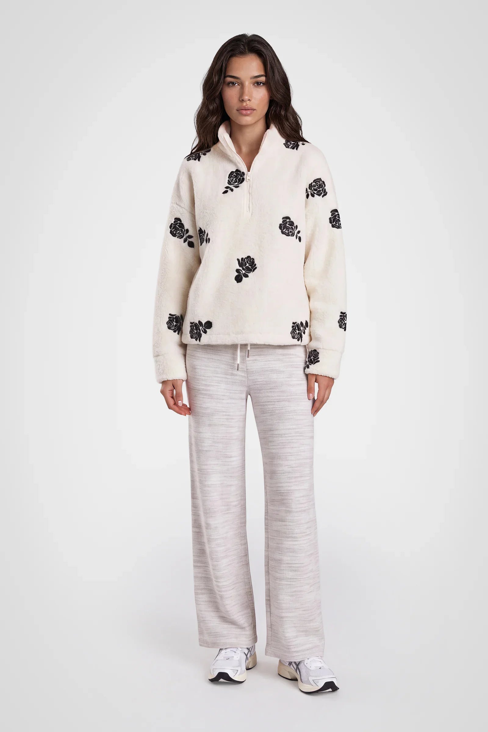 Alpine Bloom Sherpa Half-Zip