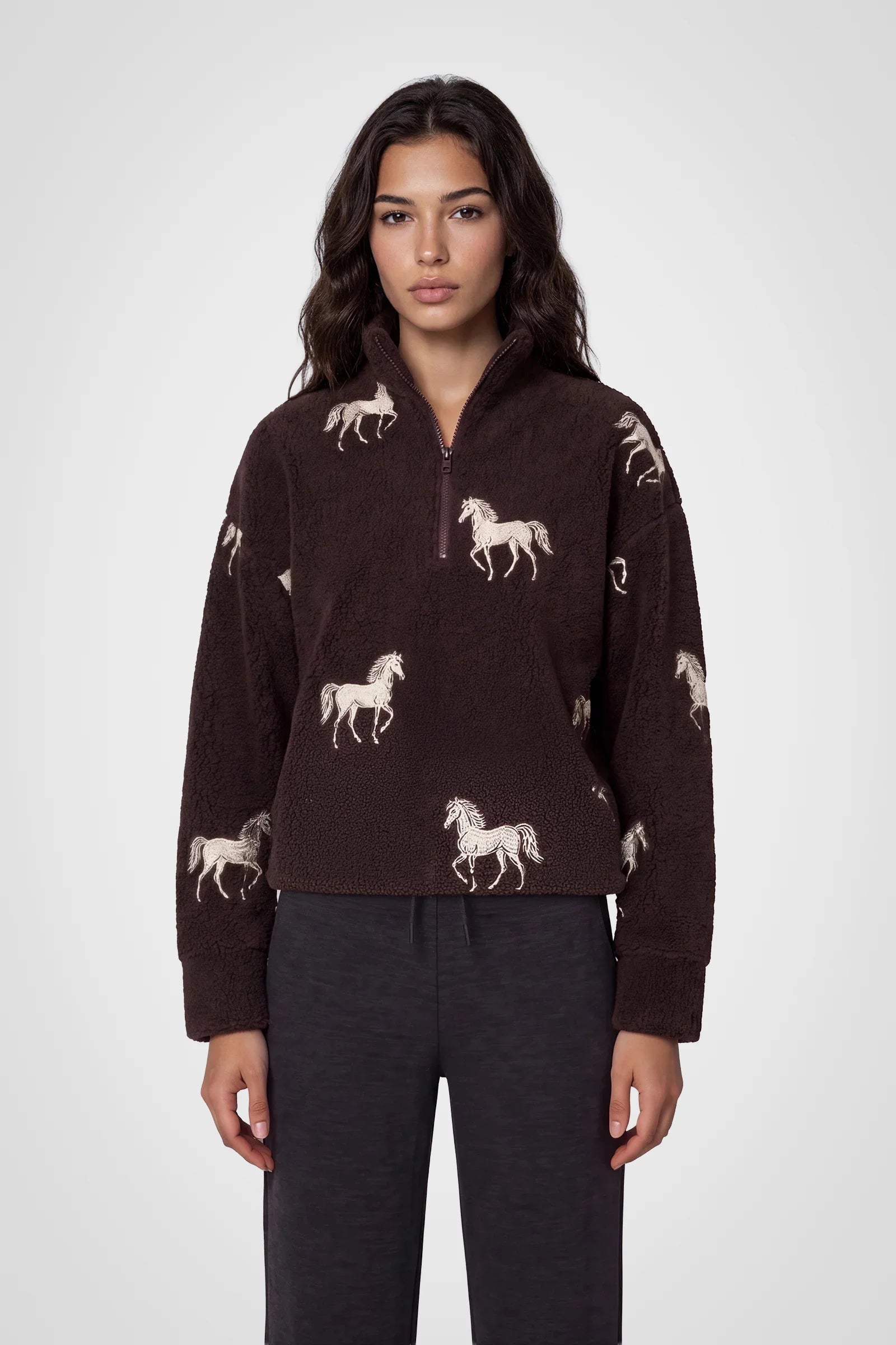 Alpine Bloom Sherpa Half-Zip