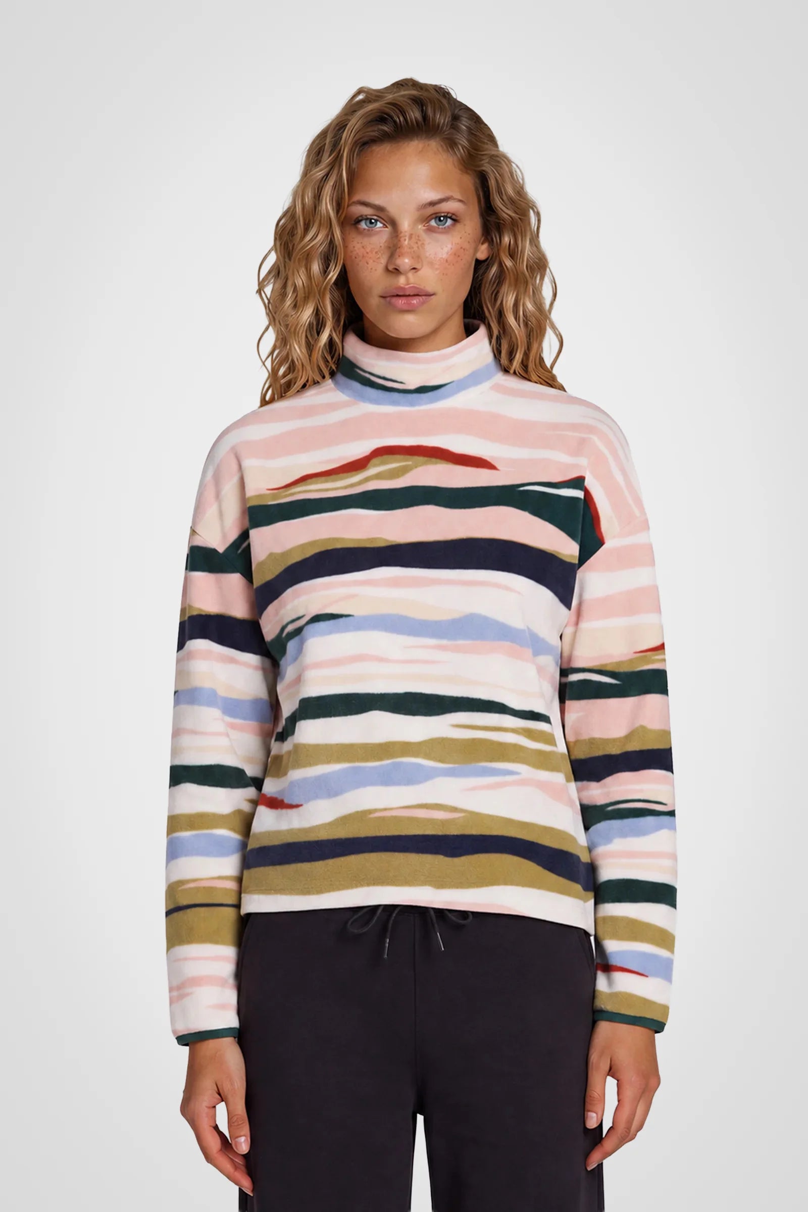 Alpine Bloom Fleece Pullover