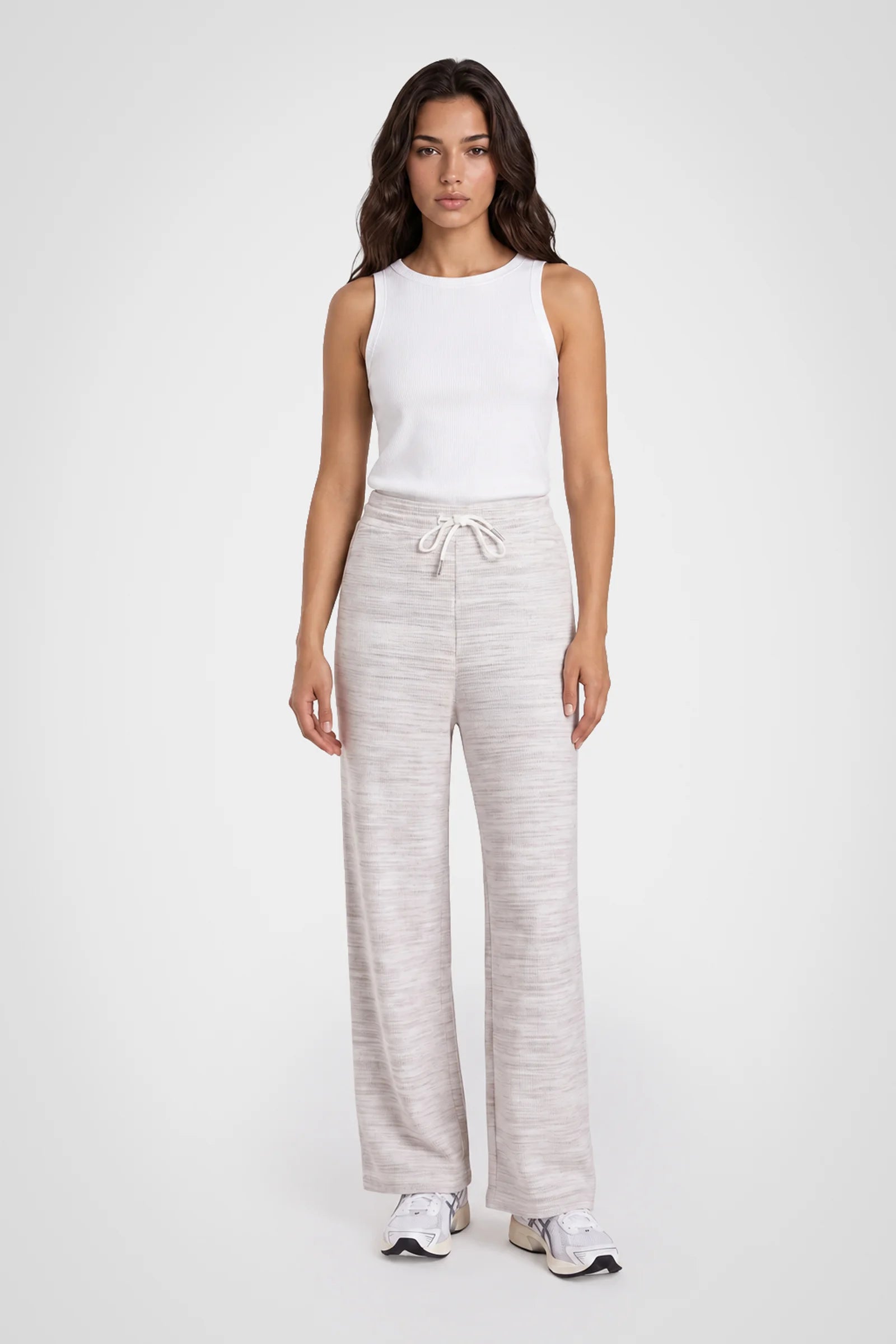 Cloud Jacquard Wide Leg Pant