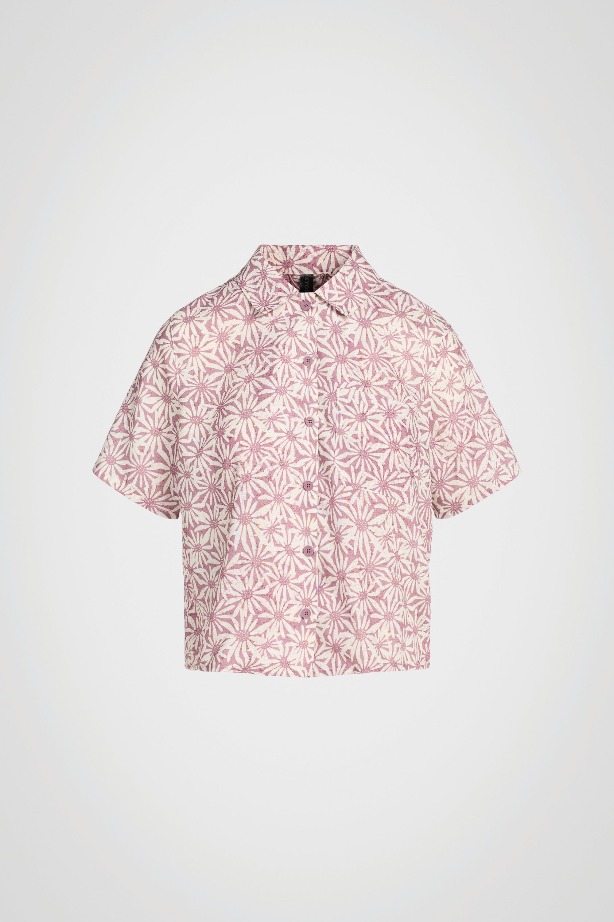 Chemise à manches courtes à imprimé Terra