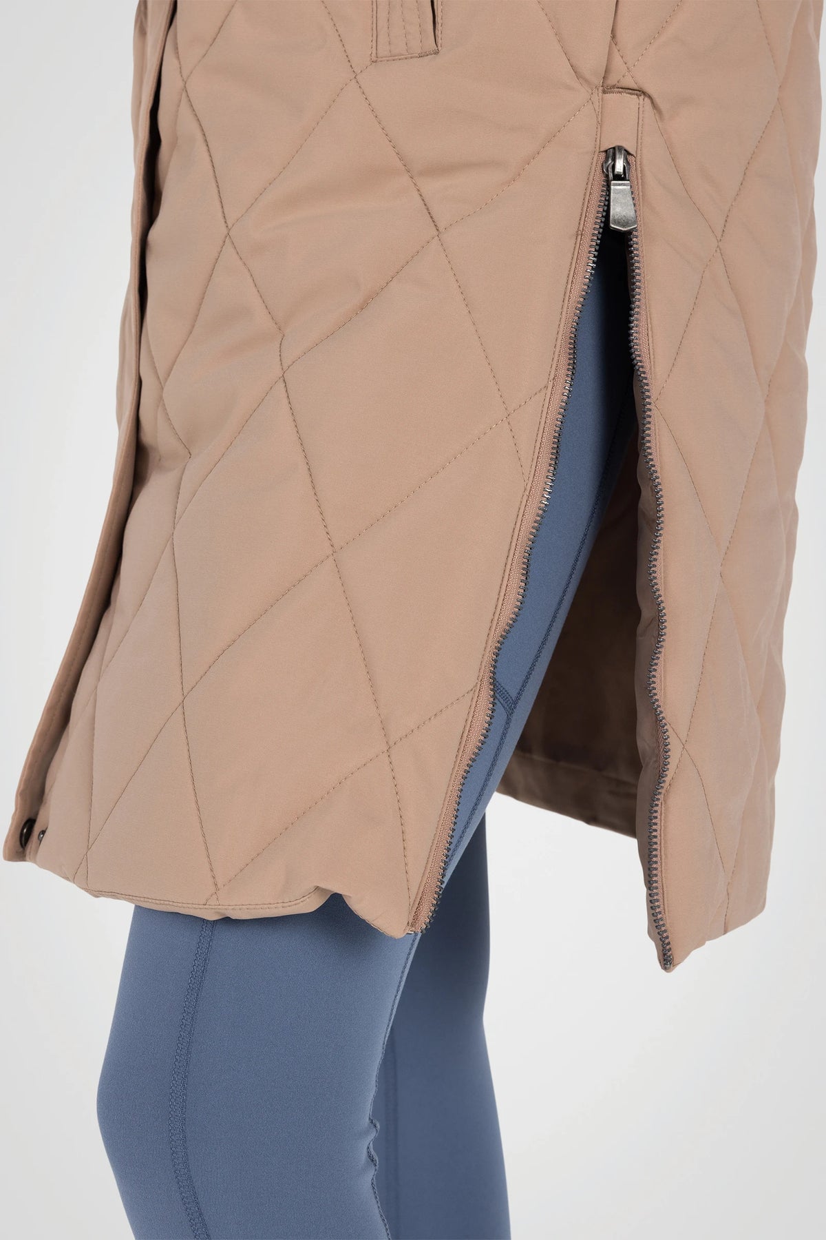 Diamond Long Puffer Vest