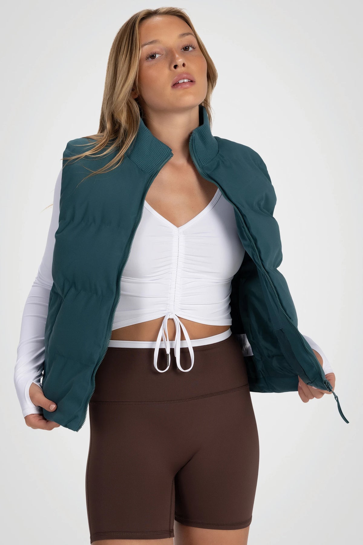 Veylune Quilted Utility Vest