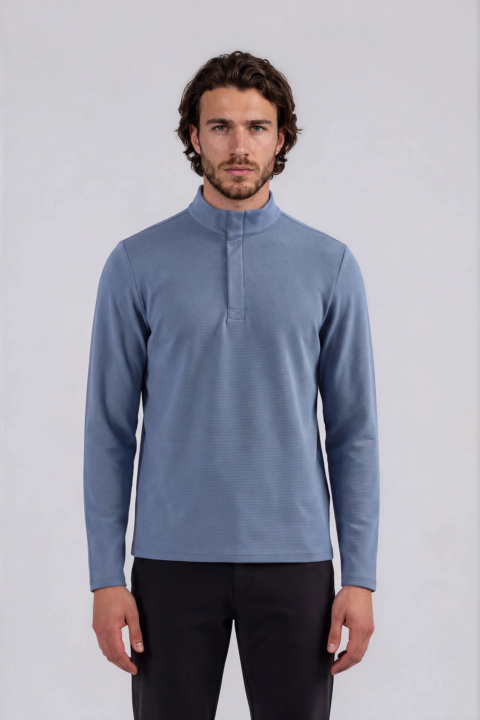 Ronaldo Zip Mock Top