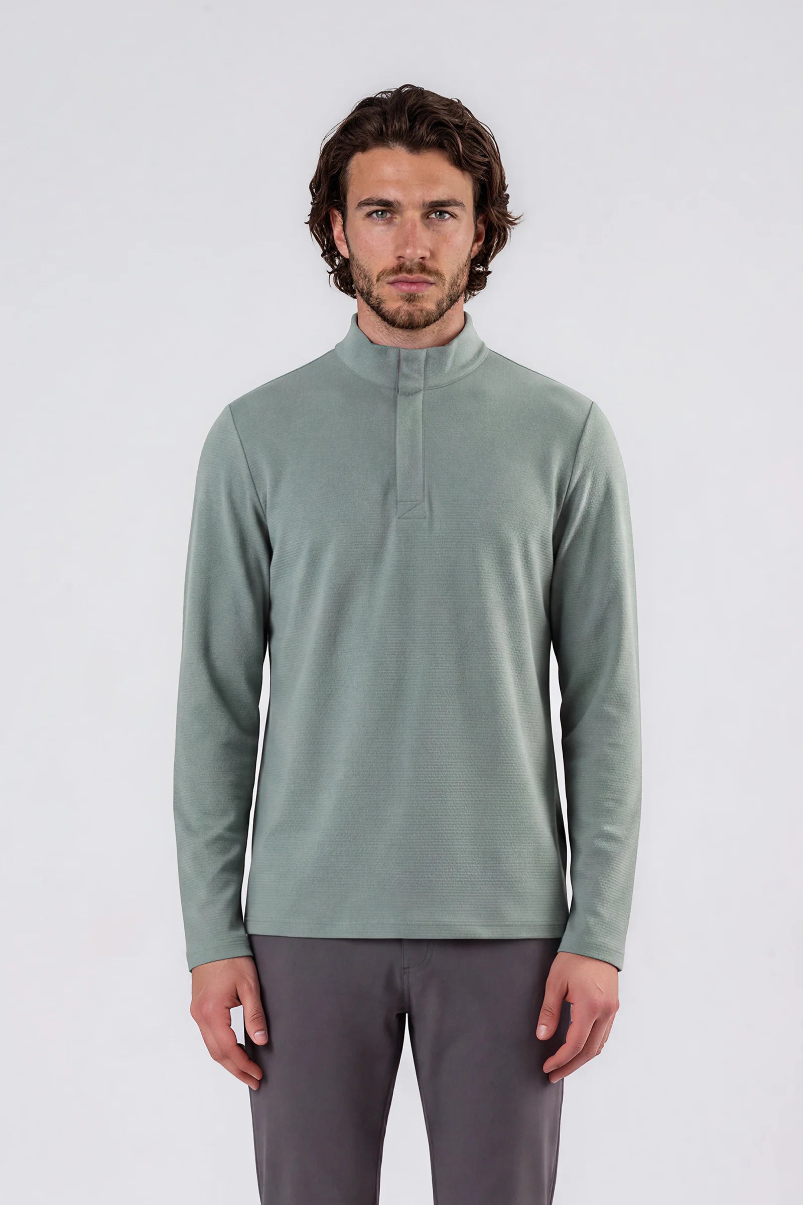 Ronaldo Zip Mock Top