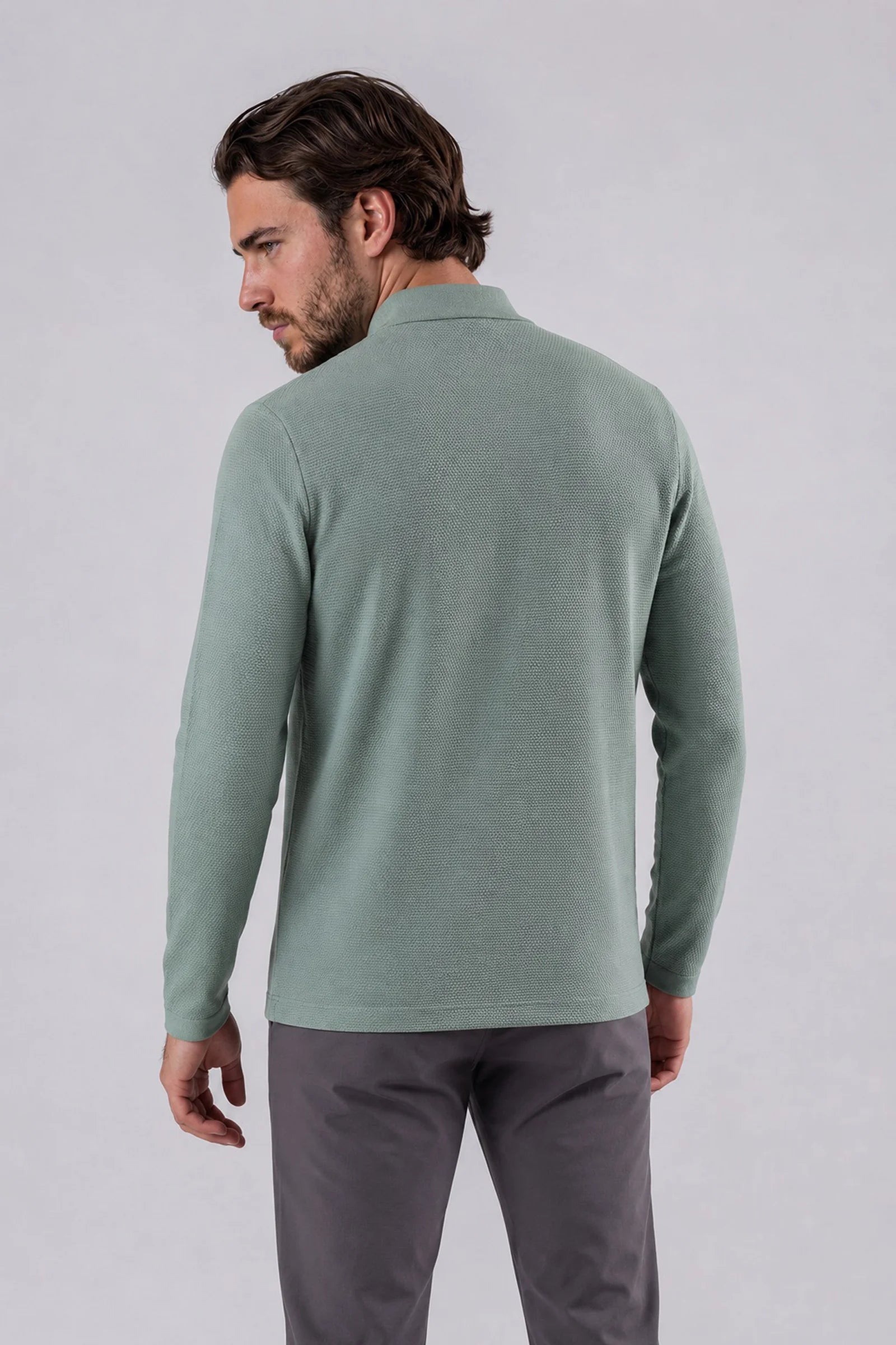 Ronaldo Zip Mock Top