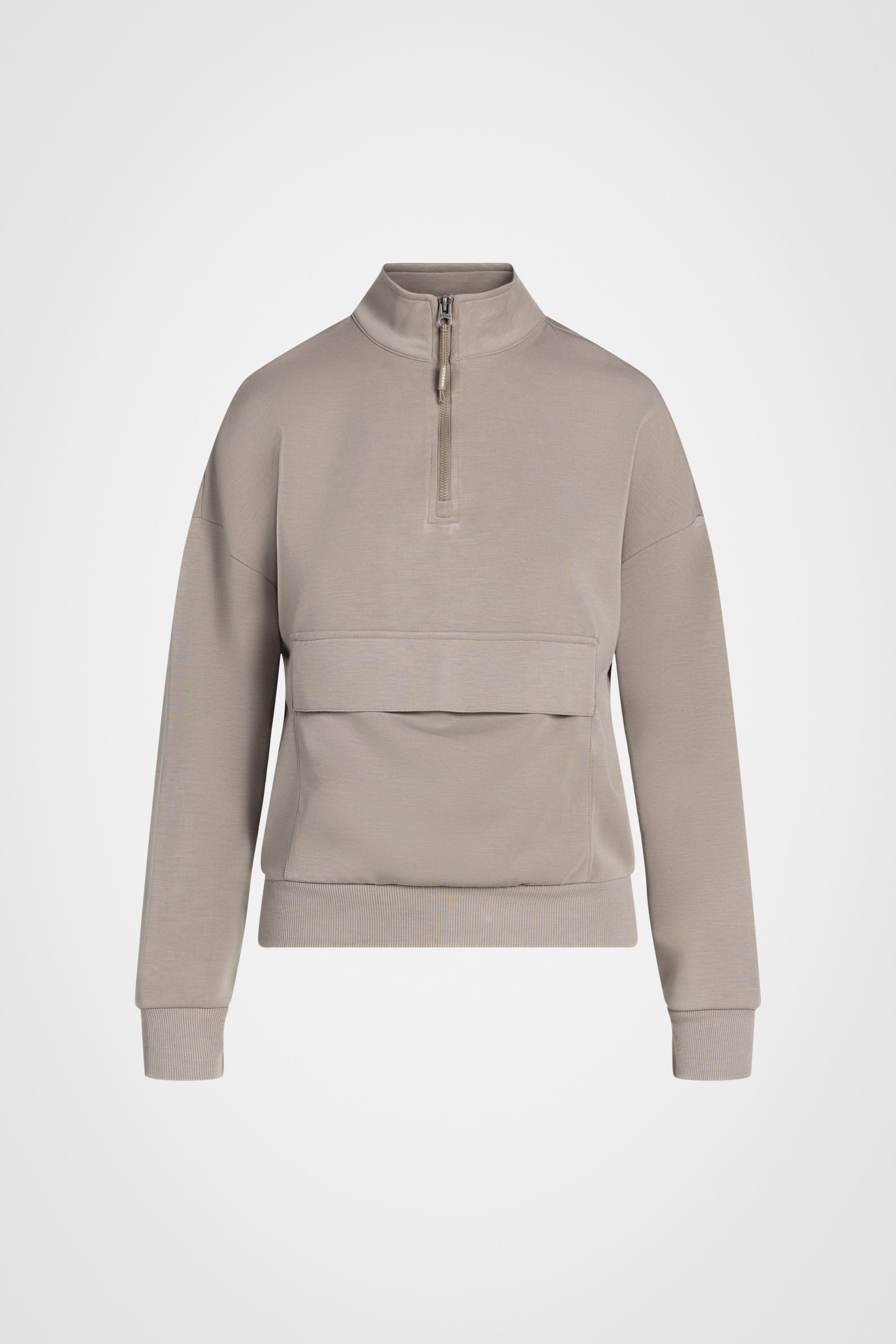 Pull à col montant en modal sablé