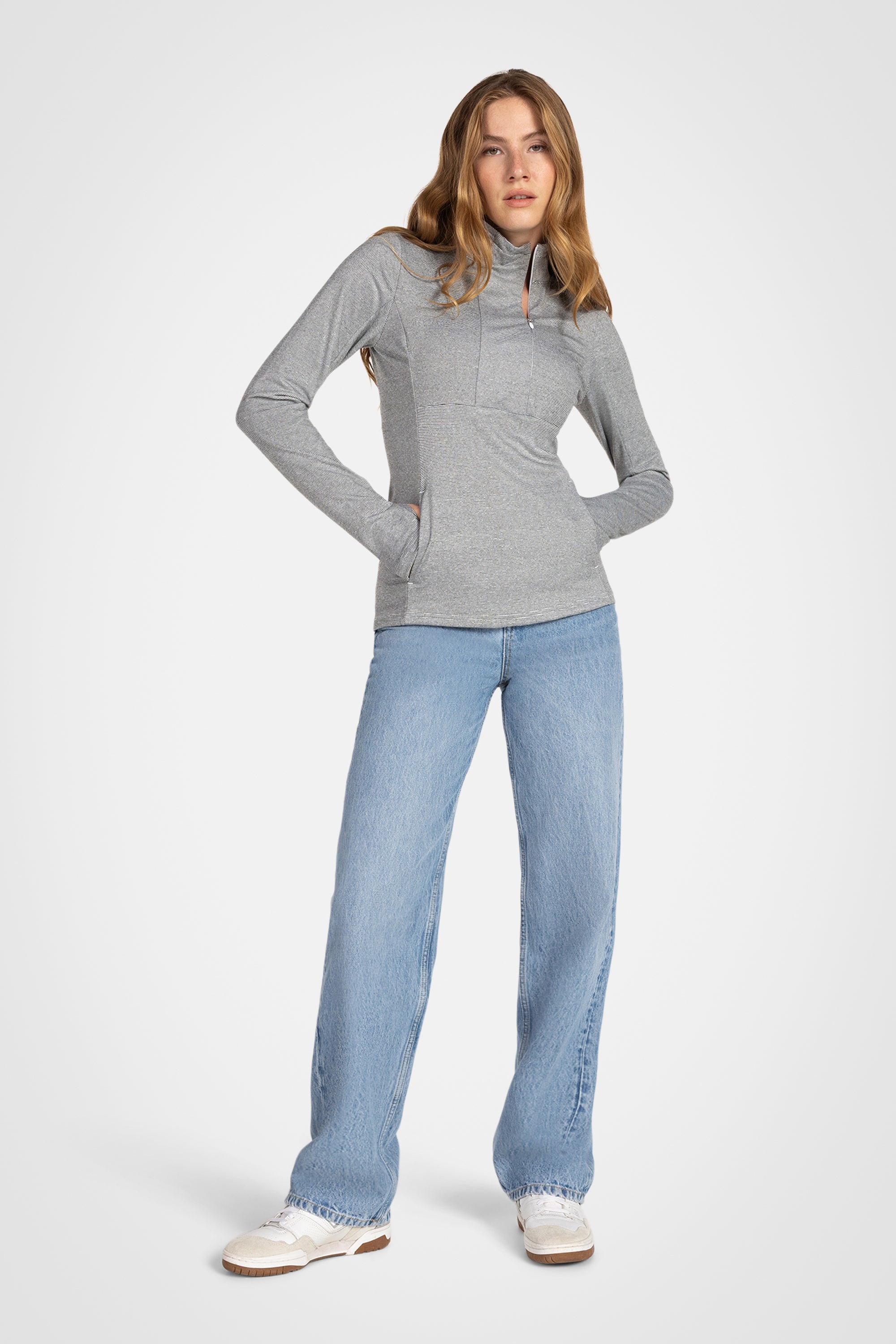 トップス Cooran Stealth Zip Mock Top