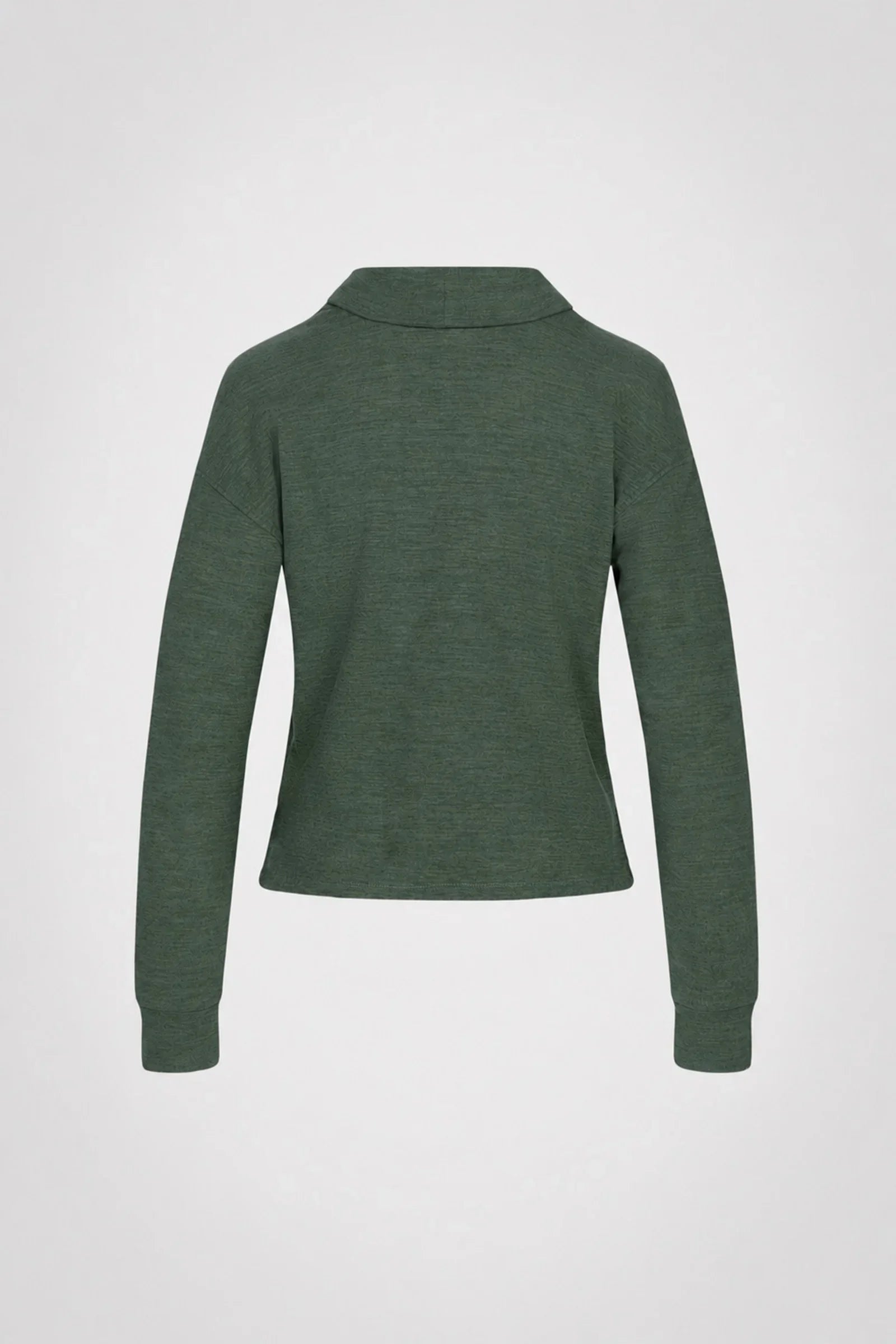 CloudSoft Hi-Low Mock Neck Pullover