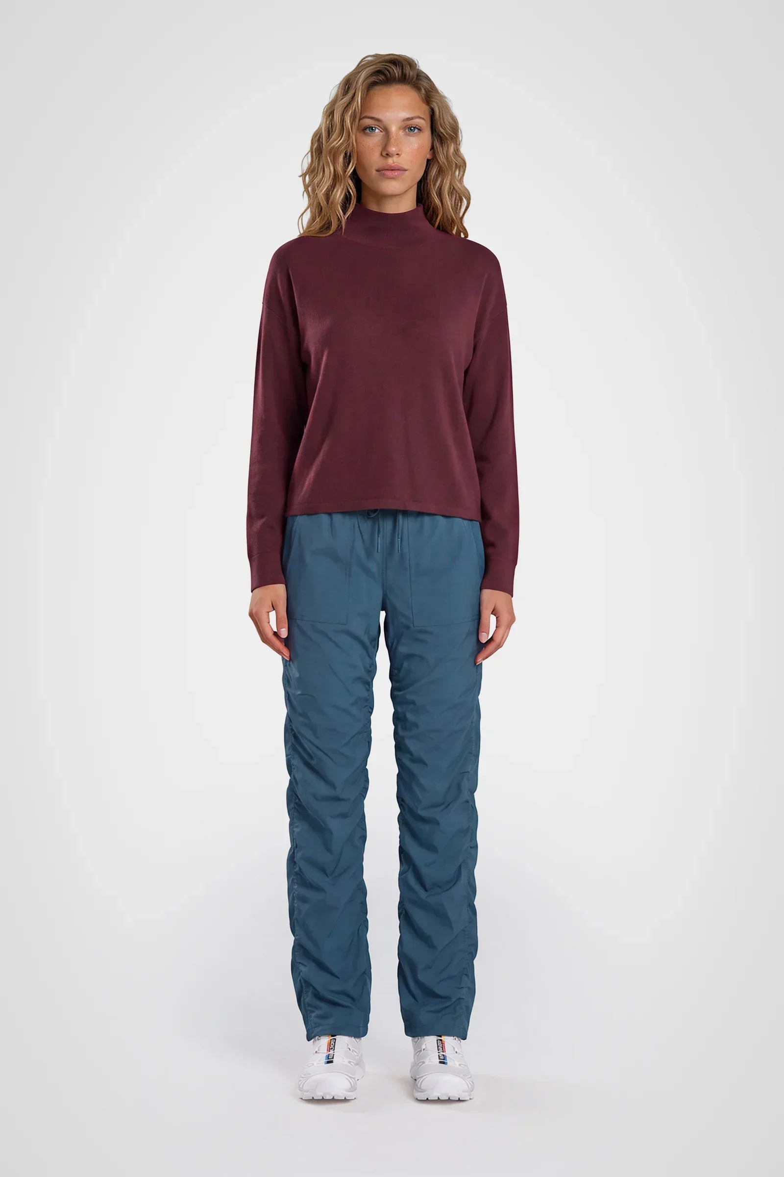 Mossvale Mock Neck Pullover