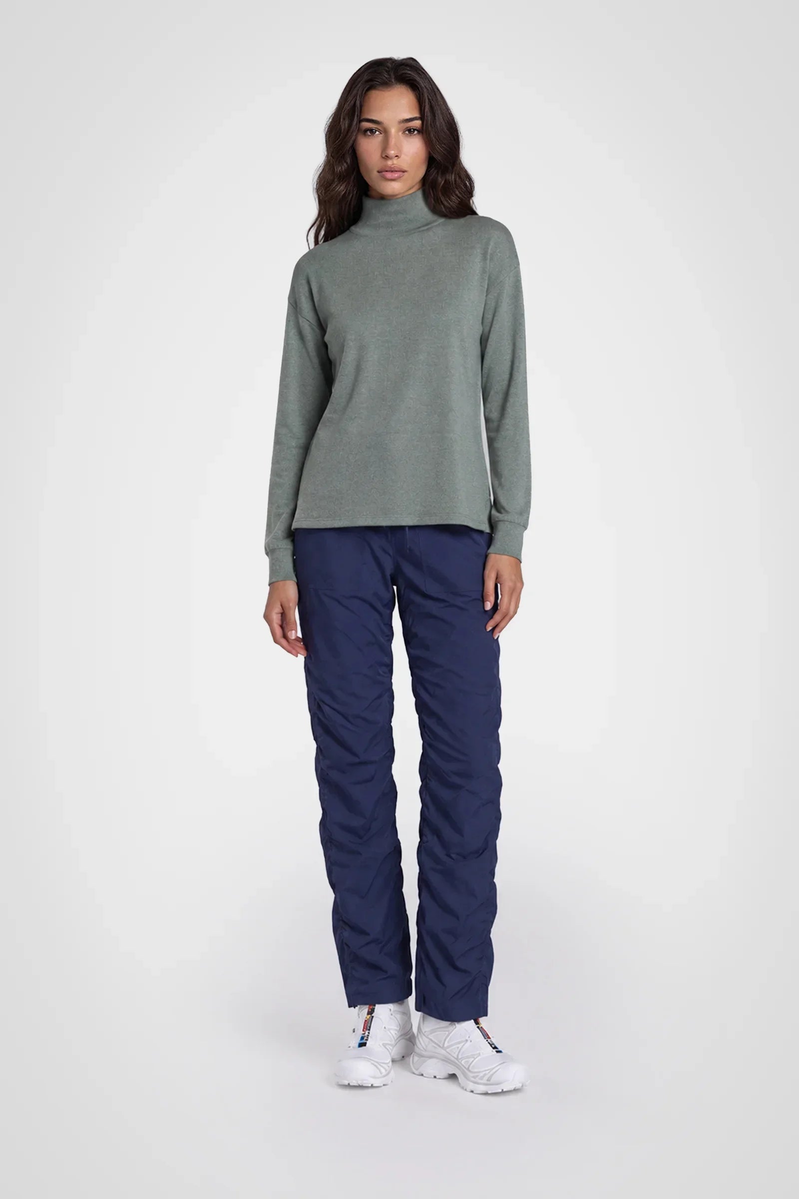 Mossvale Mock Neck Pullover