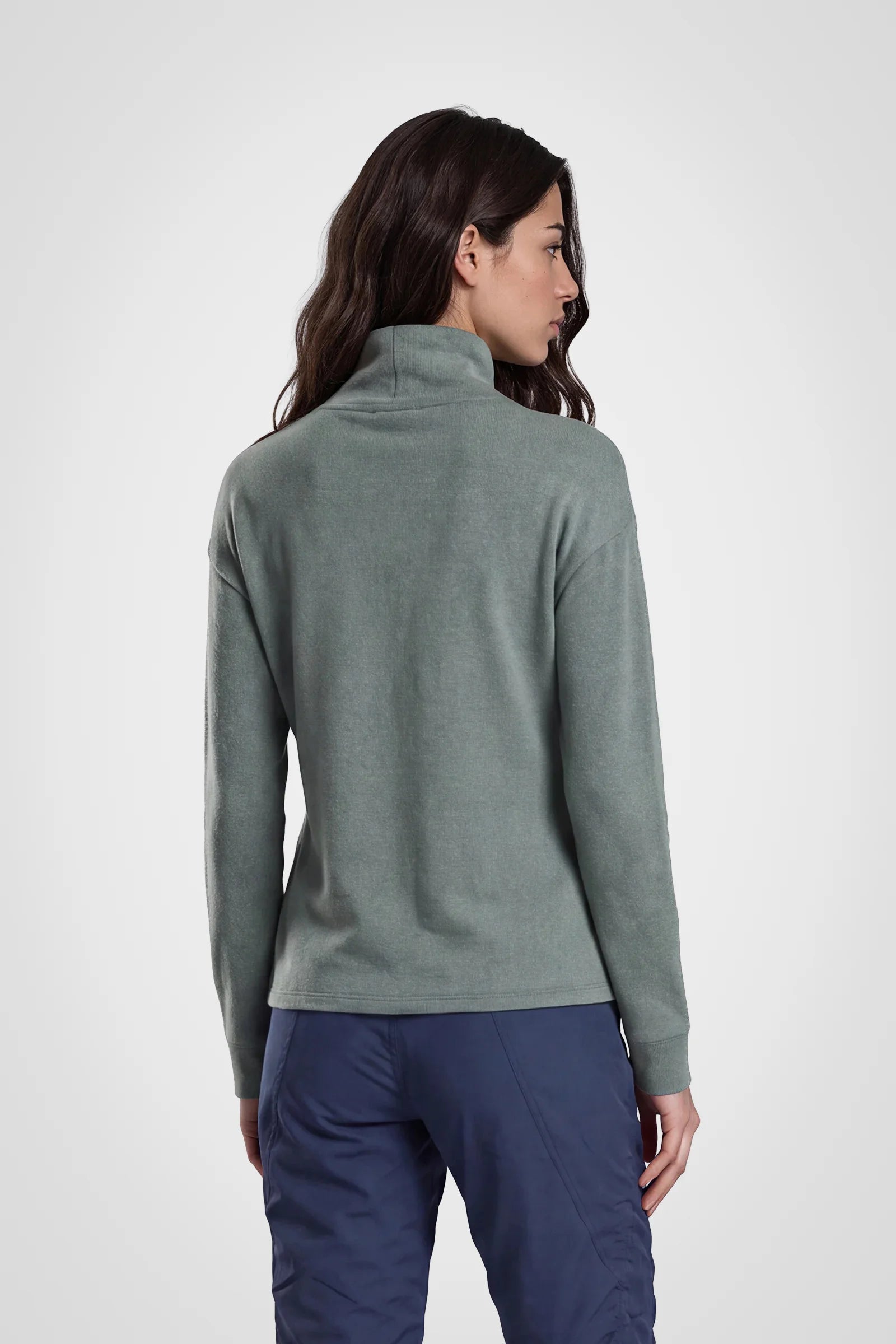 Mossvale Mock Neck Pullover