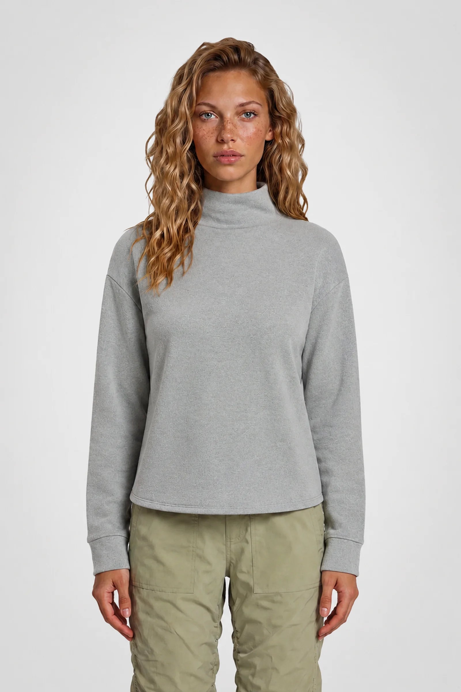 Mossvale Mock Neck Pullover