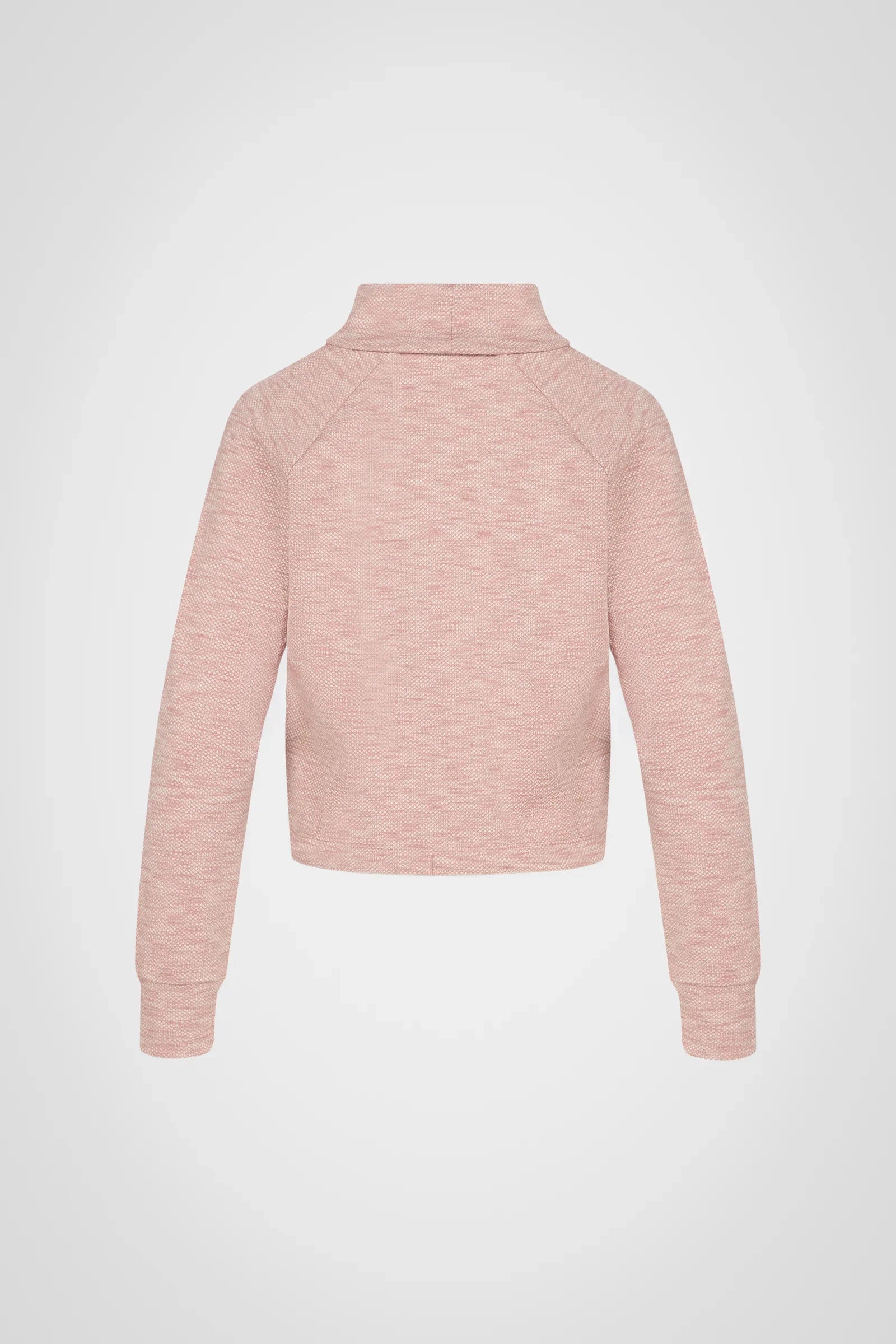 Cozy Jacquard Funnel Neck Pullover