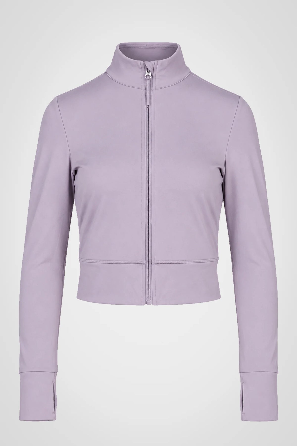 Aerelle Moss Jersey Funnel-Neck Jacket