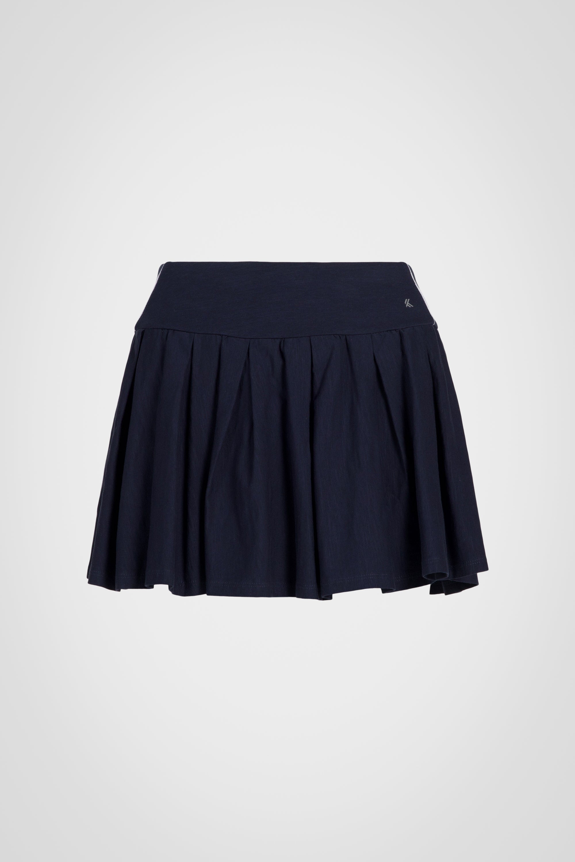 Jupe-short plissée en coton flammé AeroLine