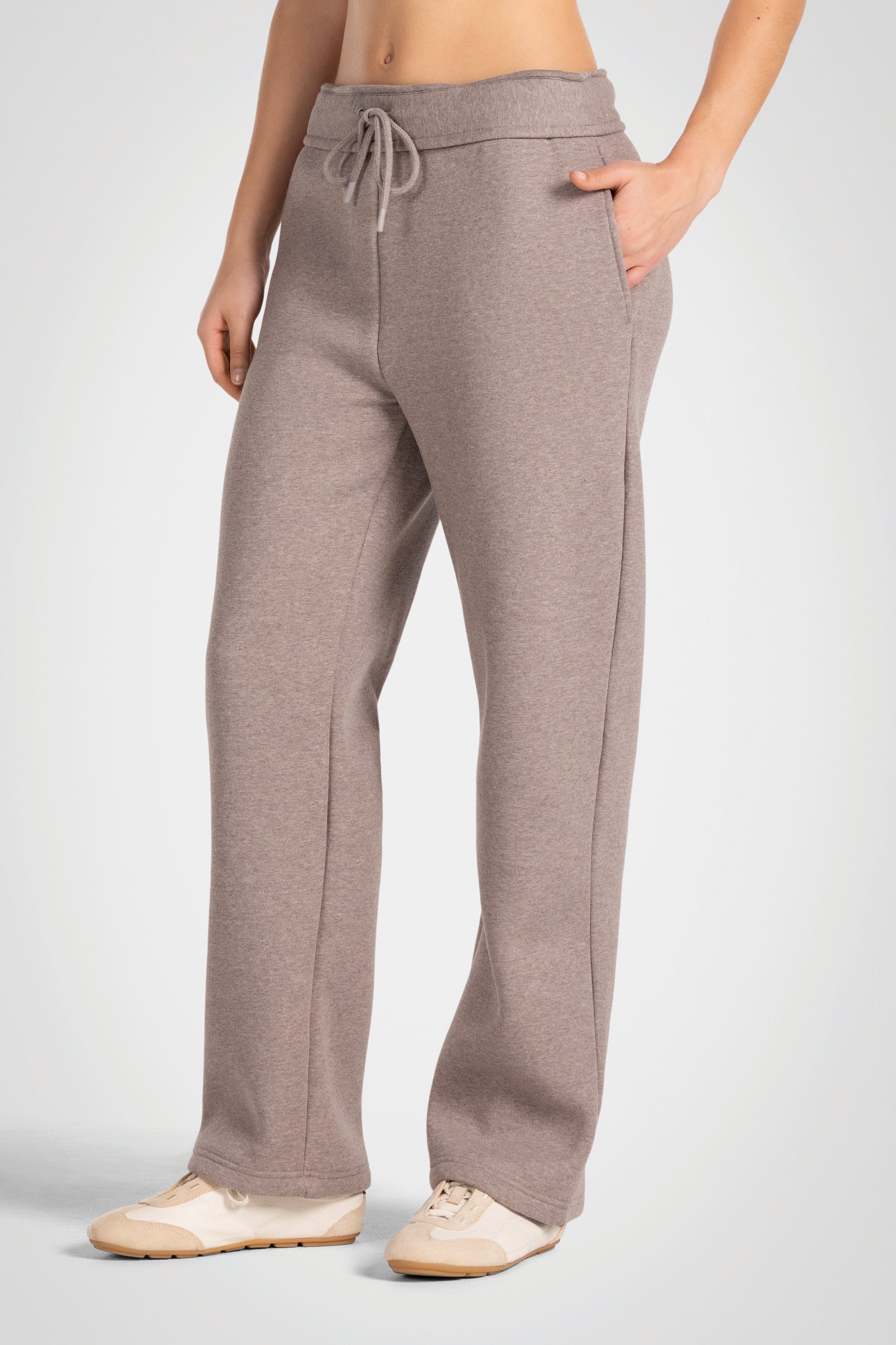 CozyLuxe Wide Leg Fleece Pant