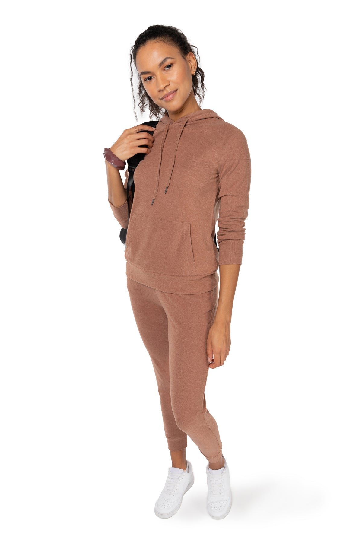 Jogging après-ski en molleton côtelé 