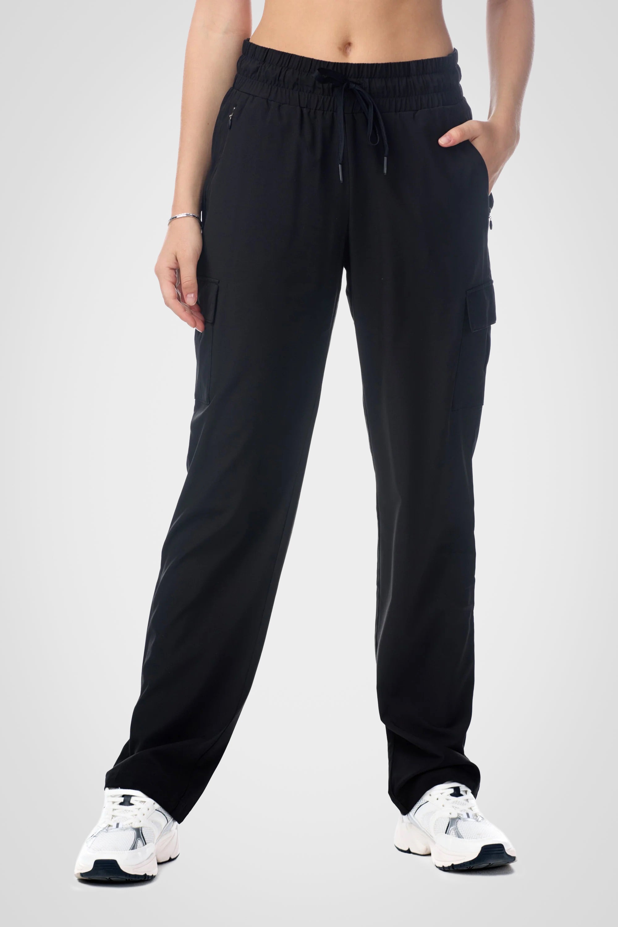 Pantalon cargo tissé Eve
