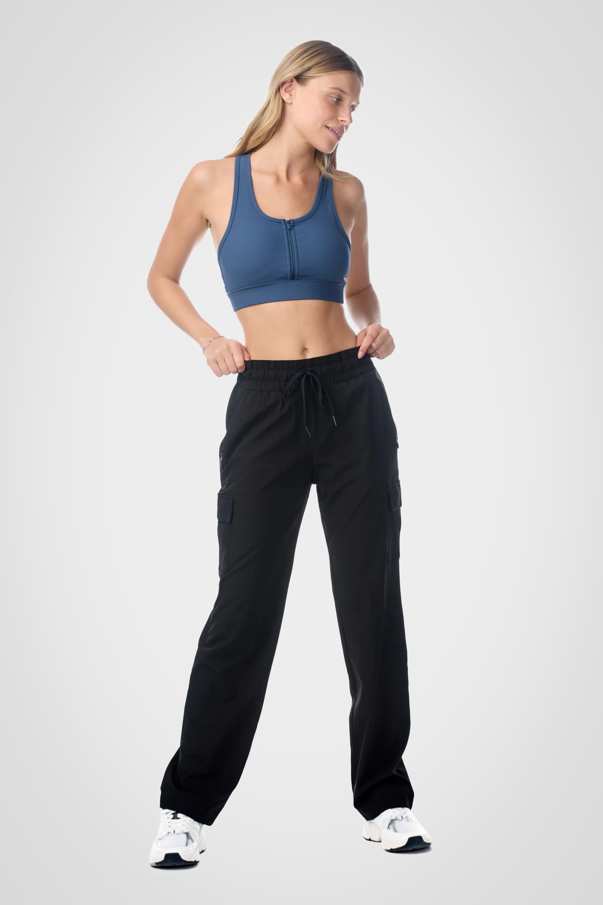 Pantalon cargo tissé Eve