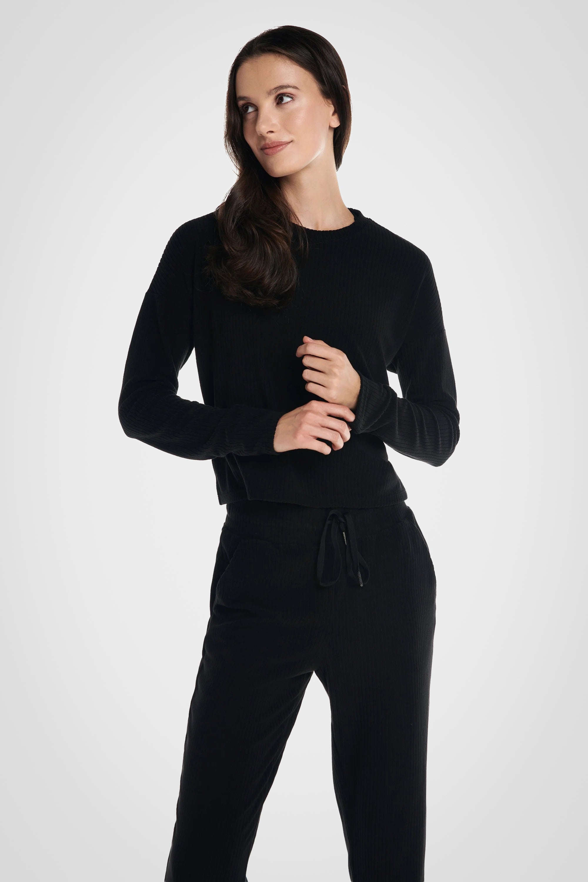 Pantalon de jogging décontracté en velours côtelé