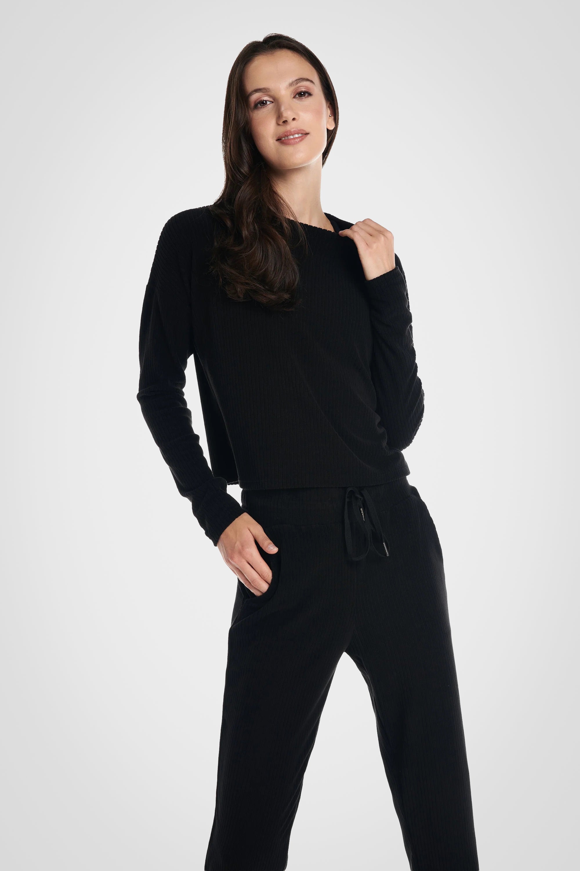 Pantalon de jogging décontracté en velours côtelé