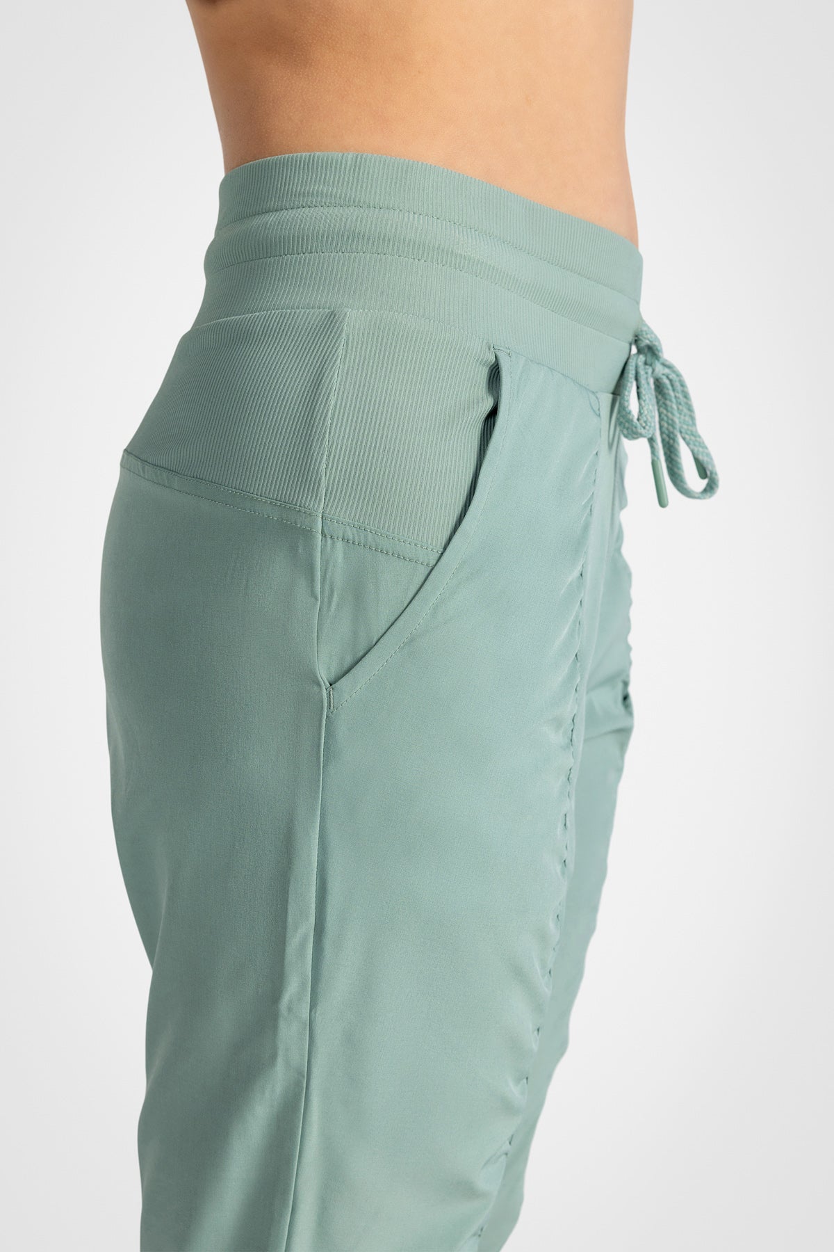 Pantalon à ourlet côtelé ComfortFlex