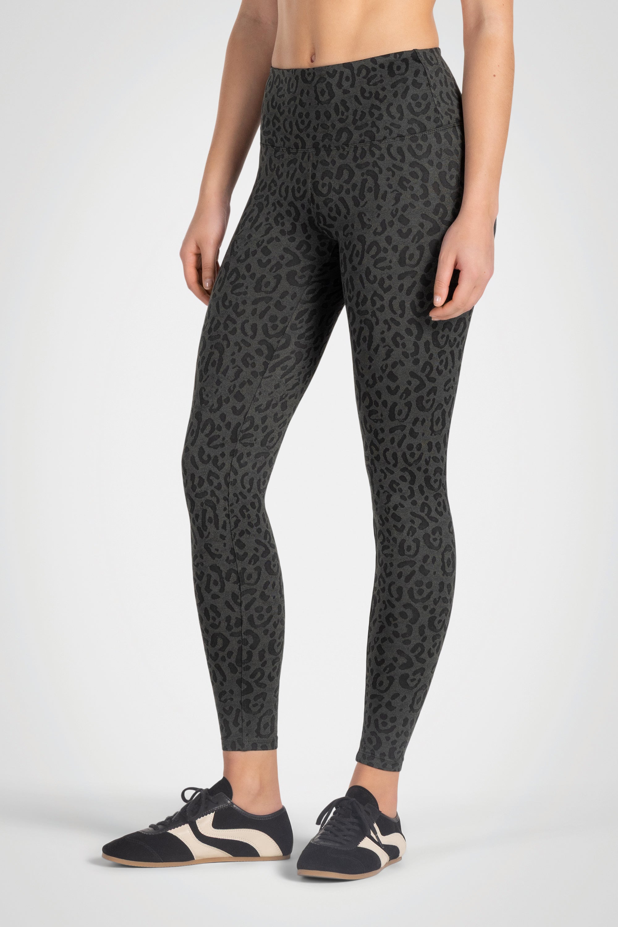 Ultra High Waist Warmhand Printed Jacquard Legging