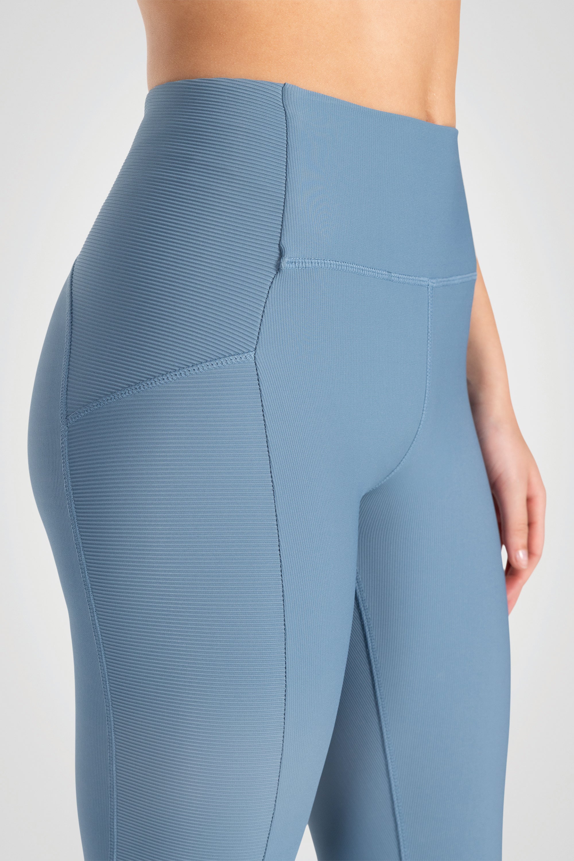 Solstice Race Ribbed High-Waist Legging 25" Inseam