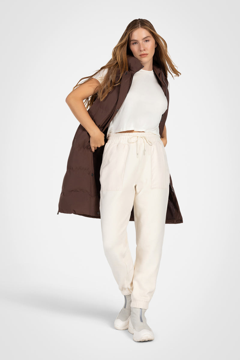 Glacier Long Puffer Vest