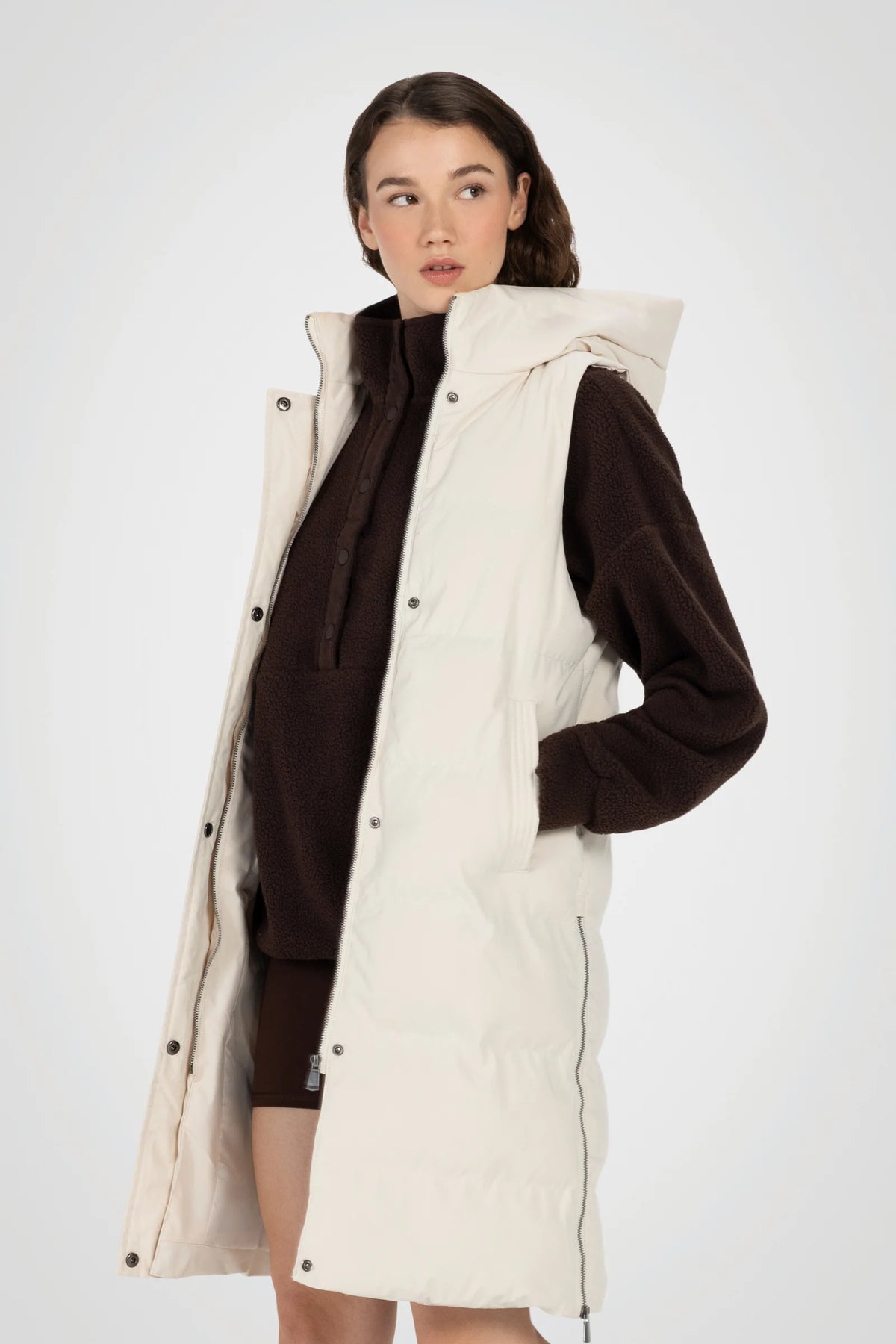 Explorer Long Puffer Vest