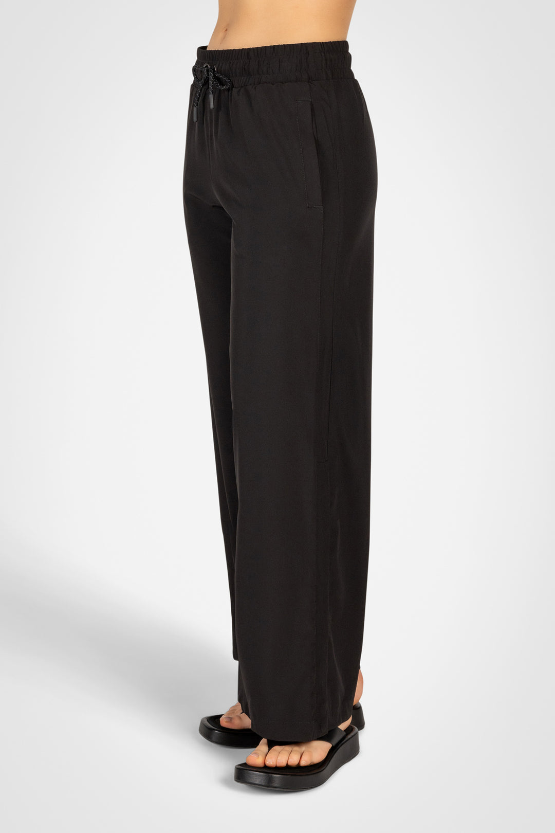 パンツ No.9478 nylon snap UQ PT (3color) サテンワイドパンツ｜PETAL ONLINE（ペタルオンライン）