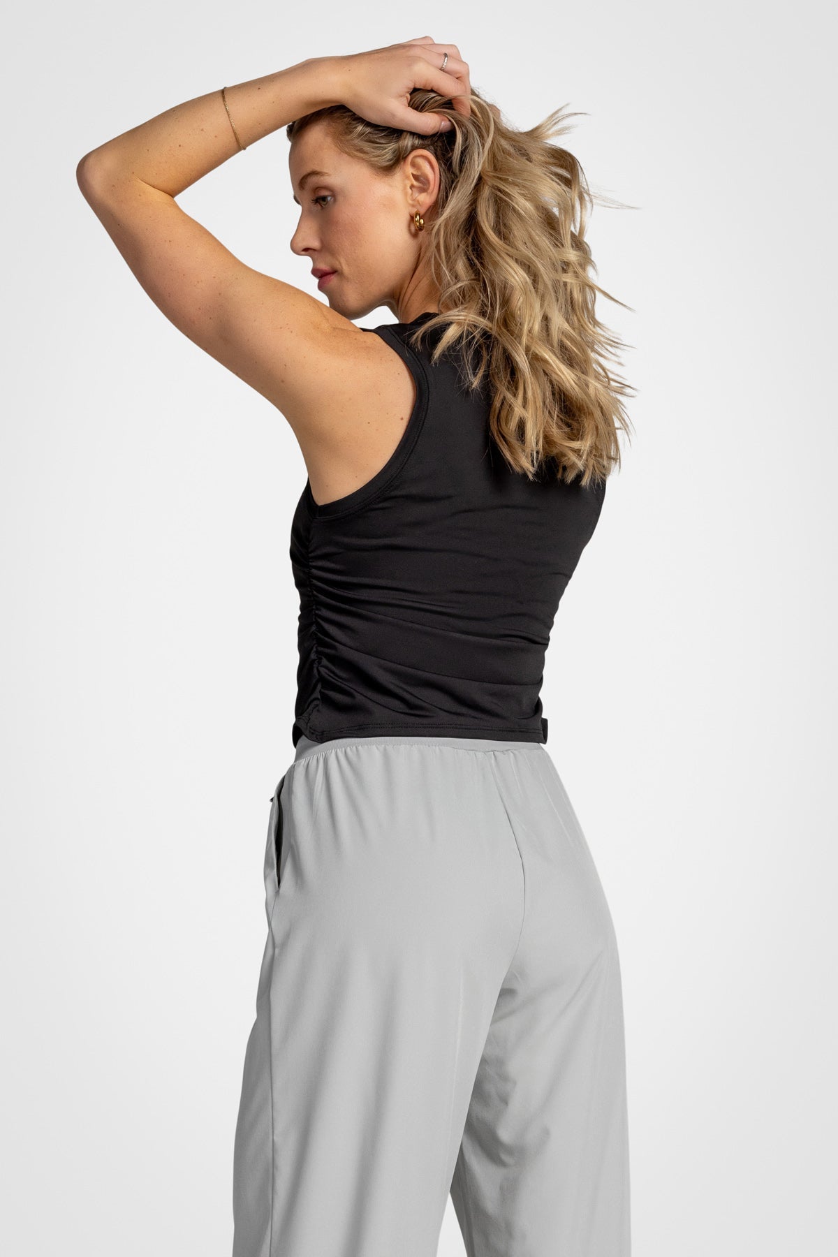 Sleek Side-Gathered Tank
