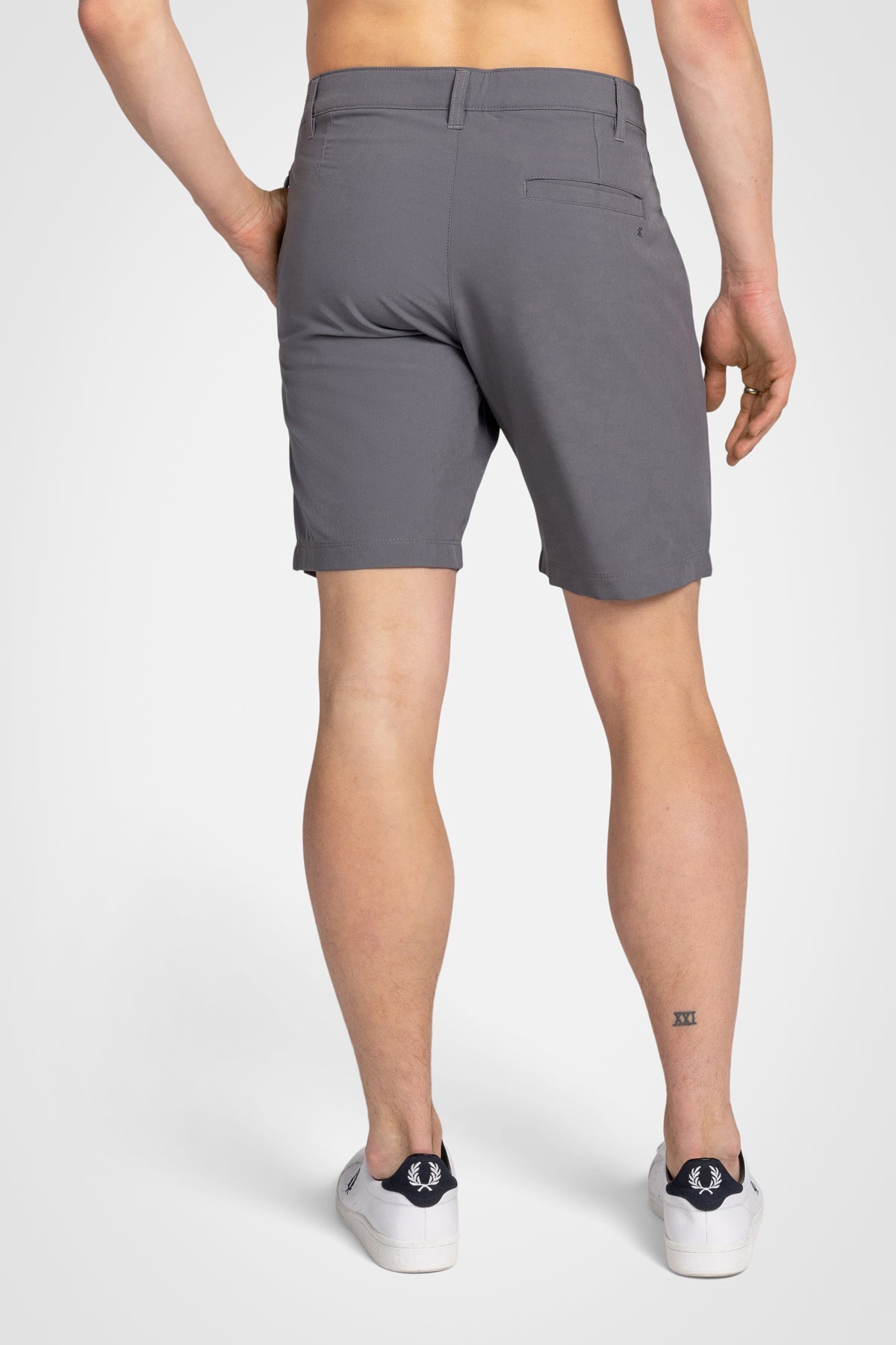 4-Way Woven Golf Short with Front Pockets and Back Pocket at Wearer's Right Side - UPF50