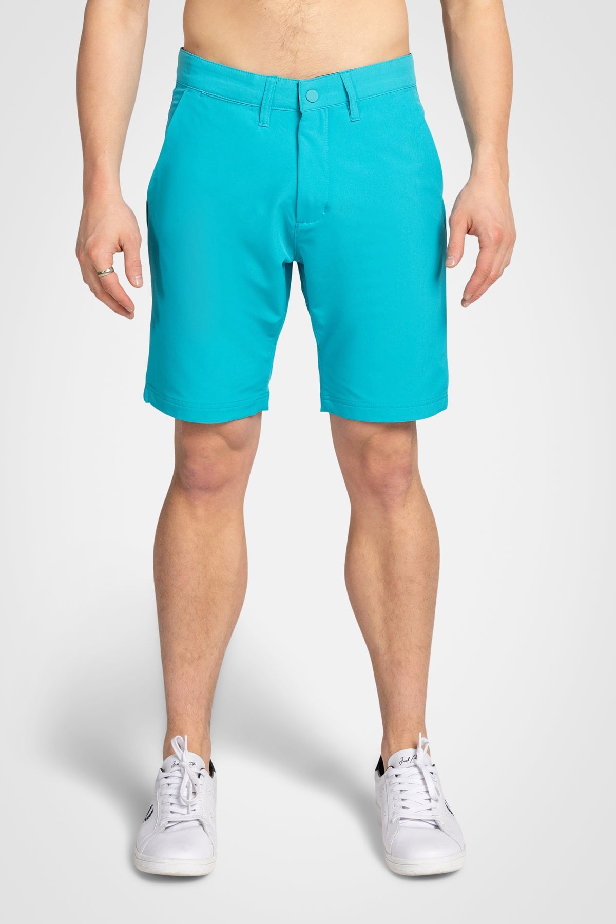 4-Way Woven Golf Short with Front Pockets and Back Pocket at Wearer's Right Side - UPF50