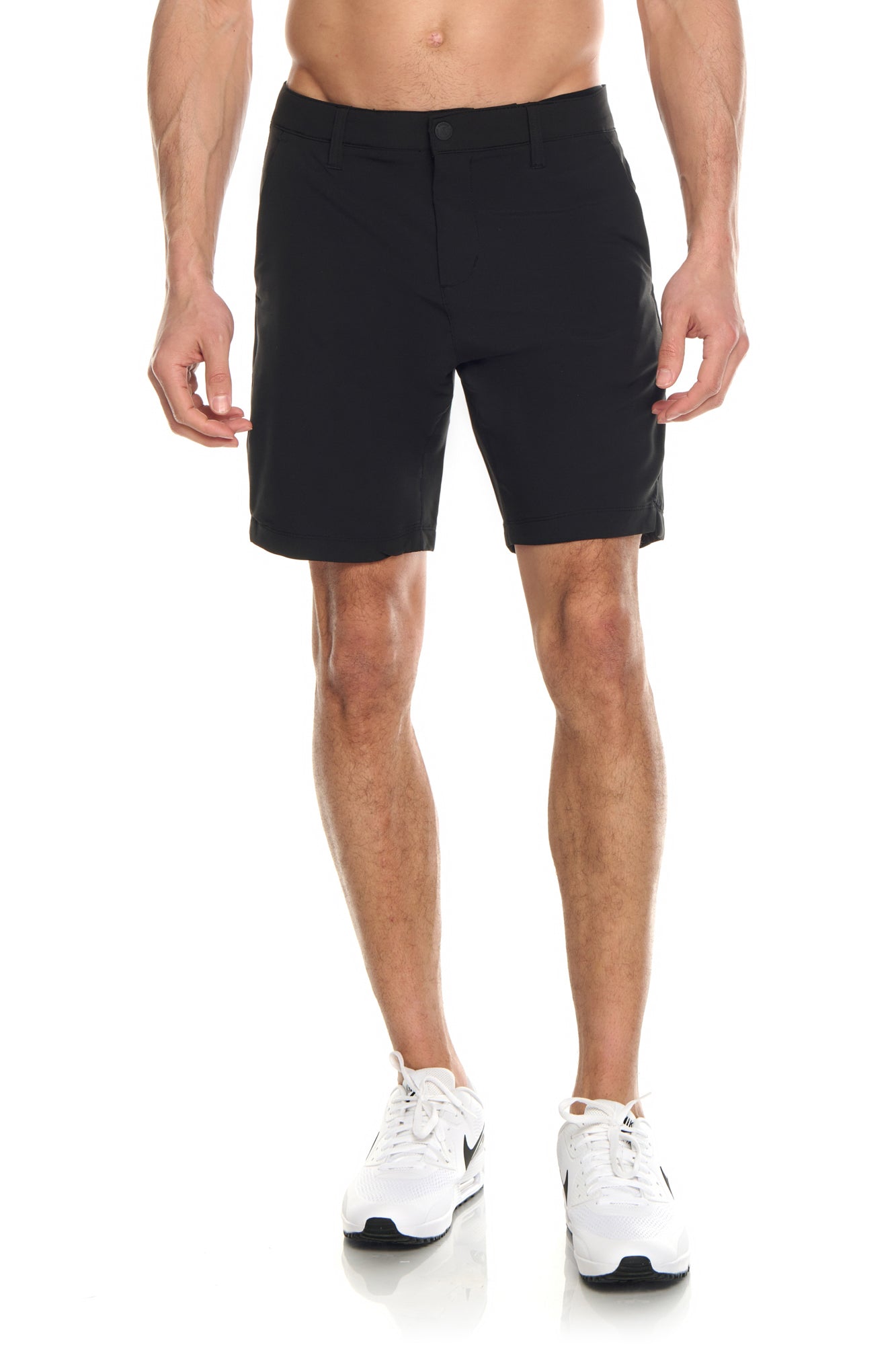 4-Way Woven Golf Short with Front Pockets and Back Pocket at Wearer's Right Side - UPF50