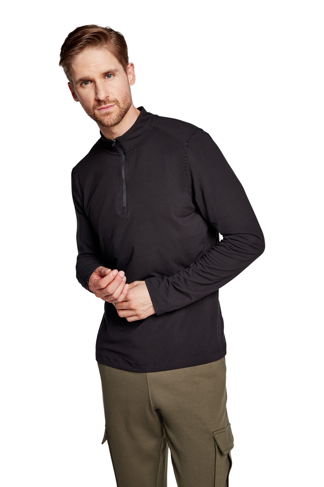 Day-To-Day Long Sleeve Top With Zip