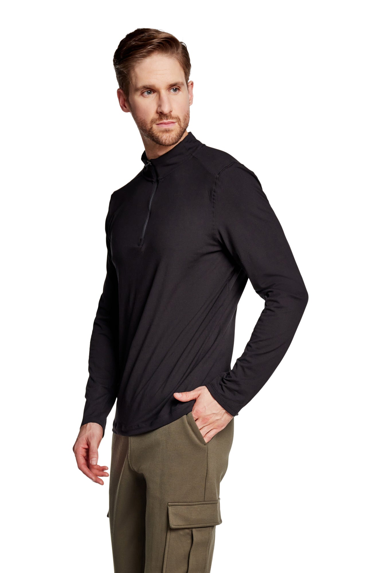 Day-To-Day Long Sleeve Top With Zip