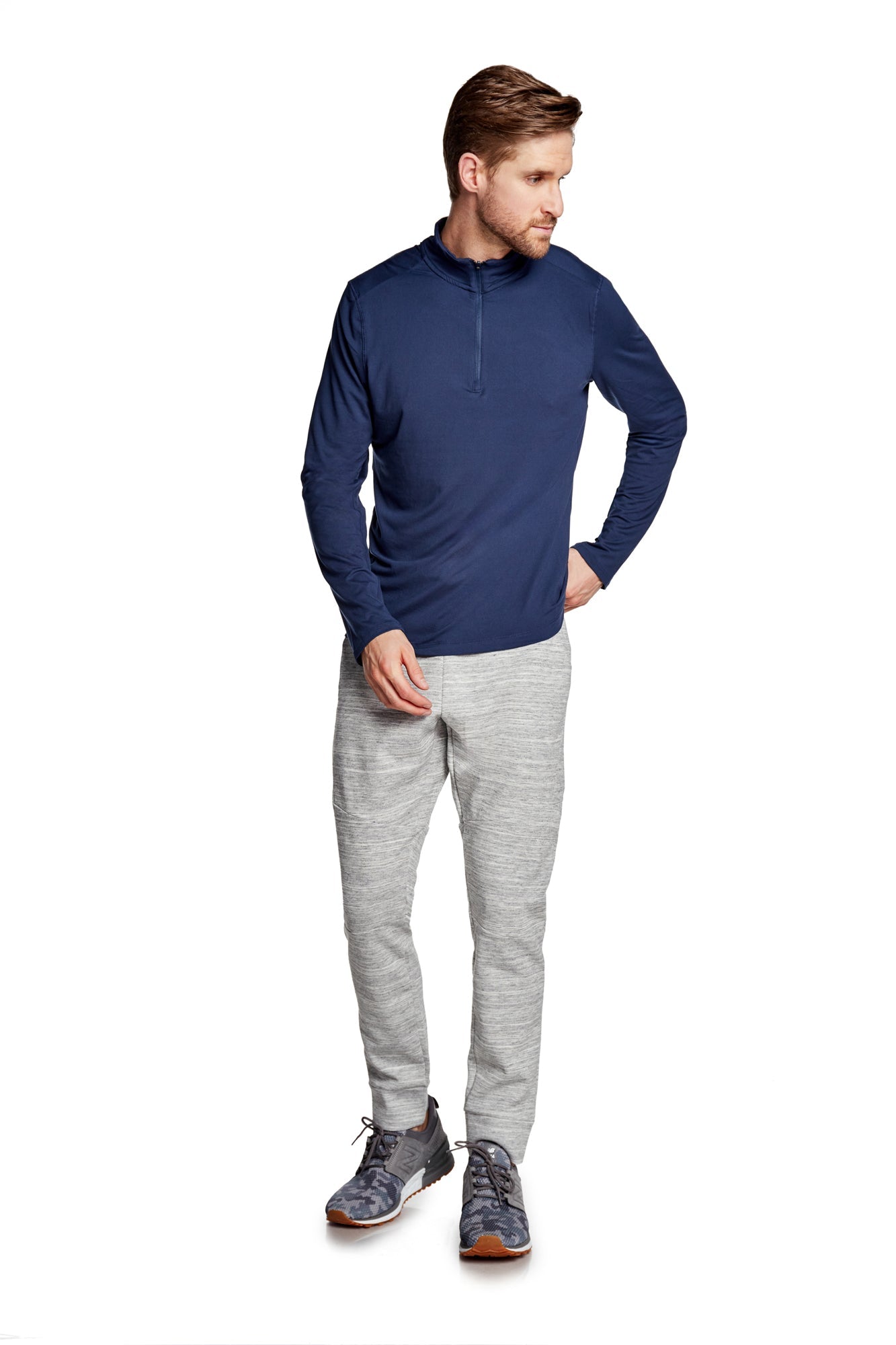 Day-To-Day Long Sleeve Top With Zip