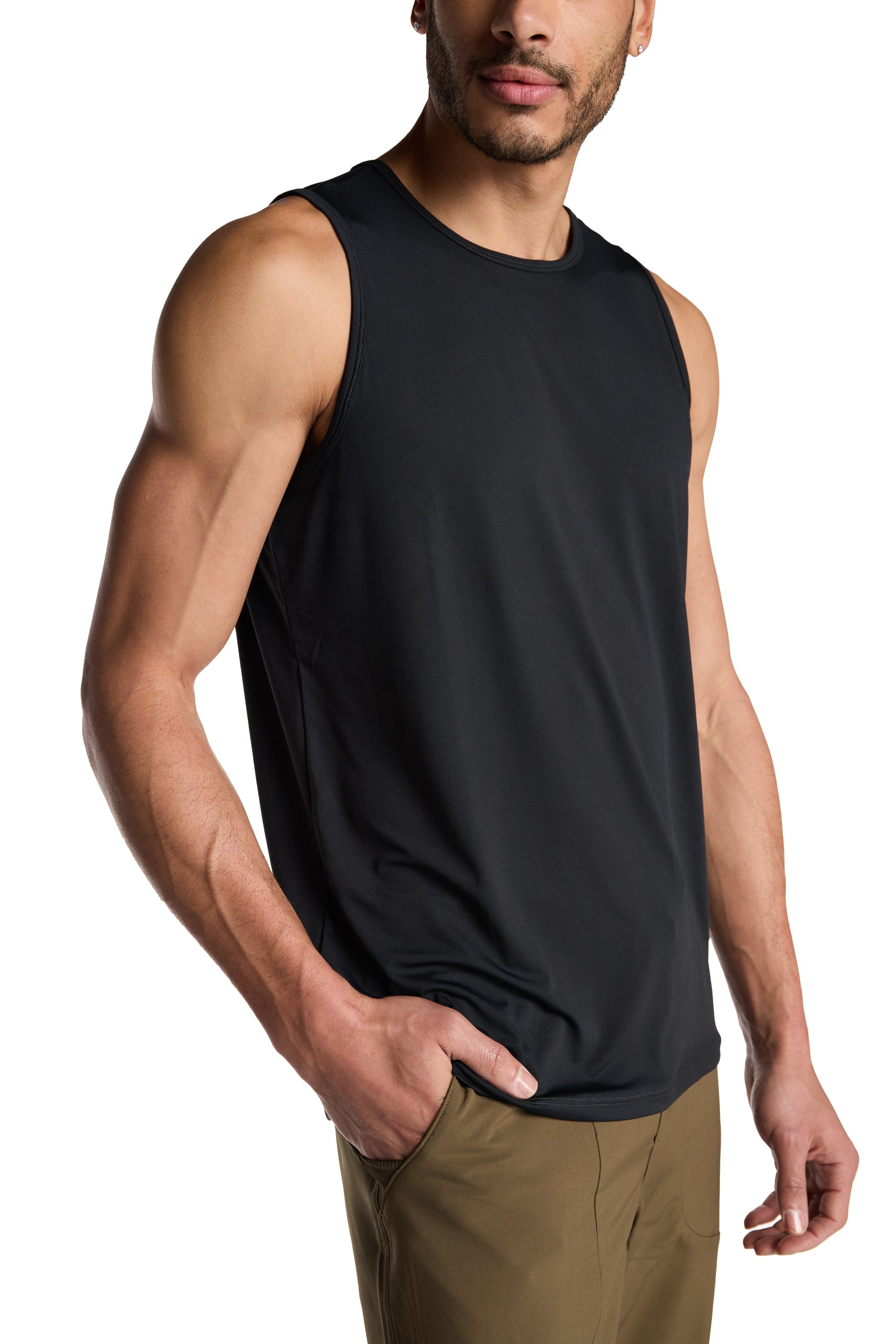 FlexFit Jersey Sleeveless Top