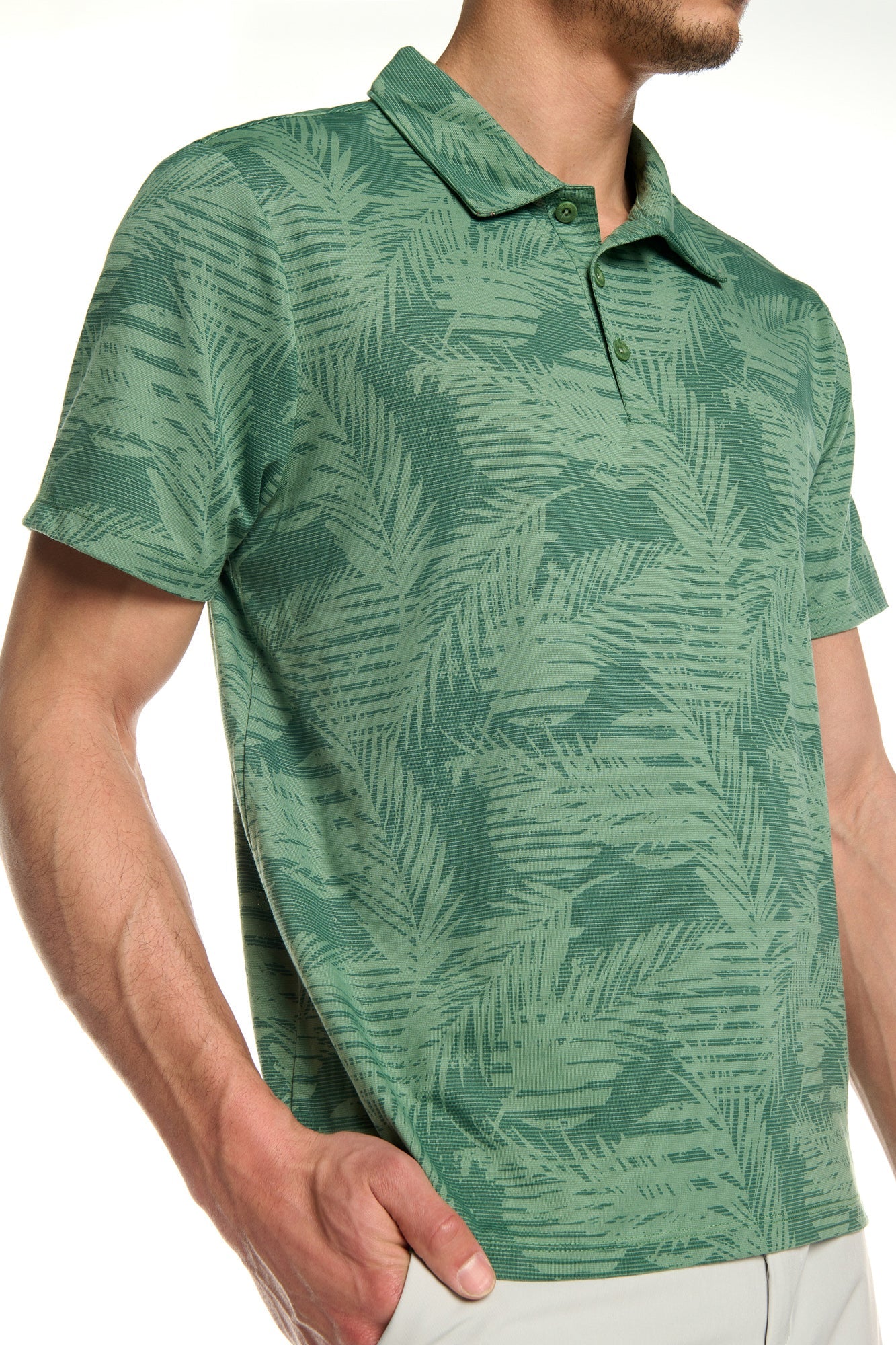 Time Out Printed Golf Polo