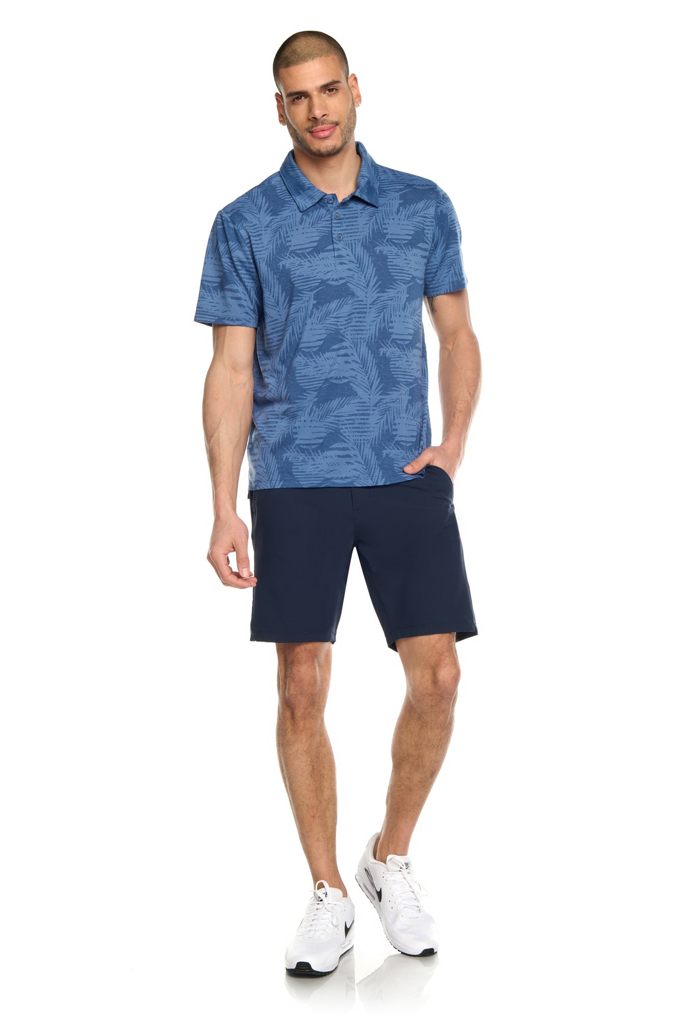 Time Out Printed Golf Polo