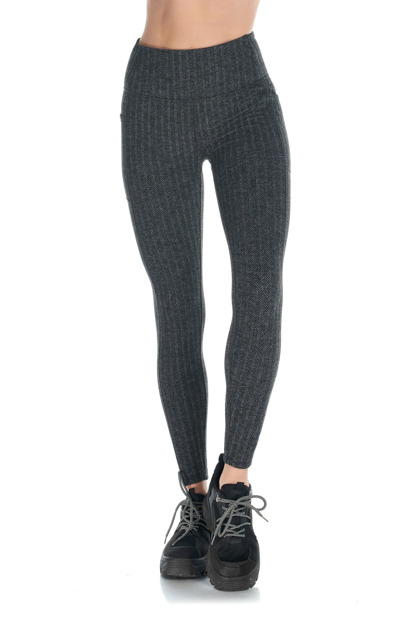 Run Herringbone Jacquard Warm Legging