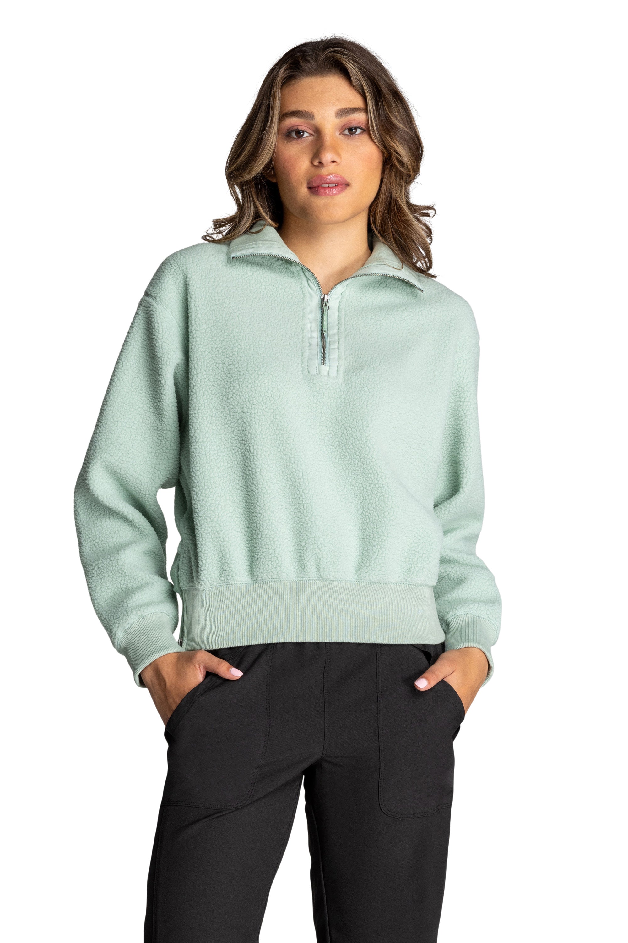 CozySport Sherpa Pullover
