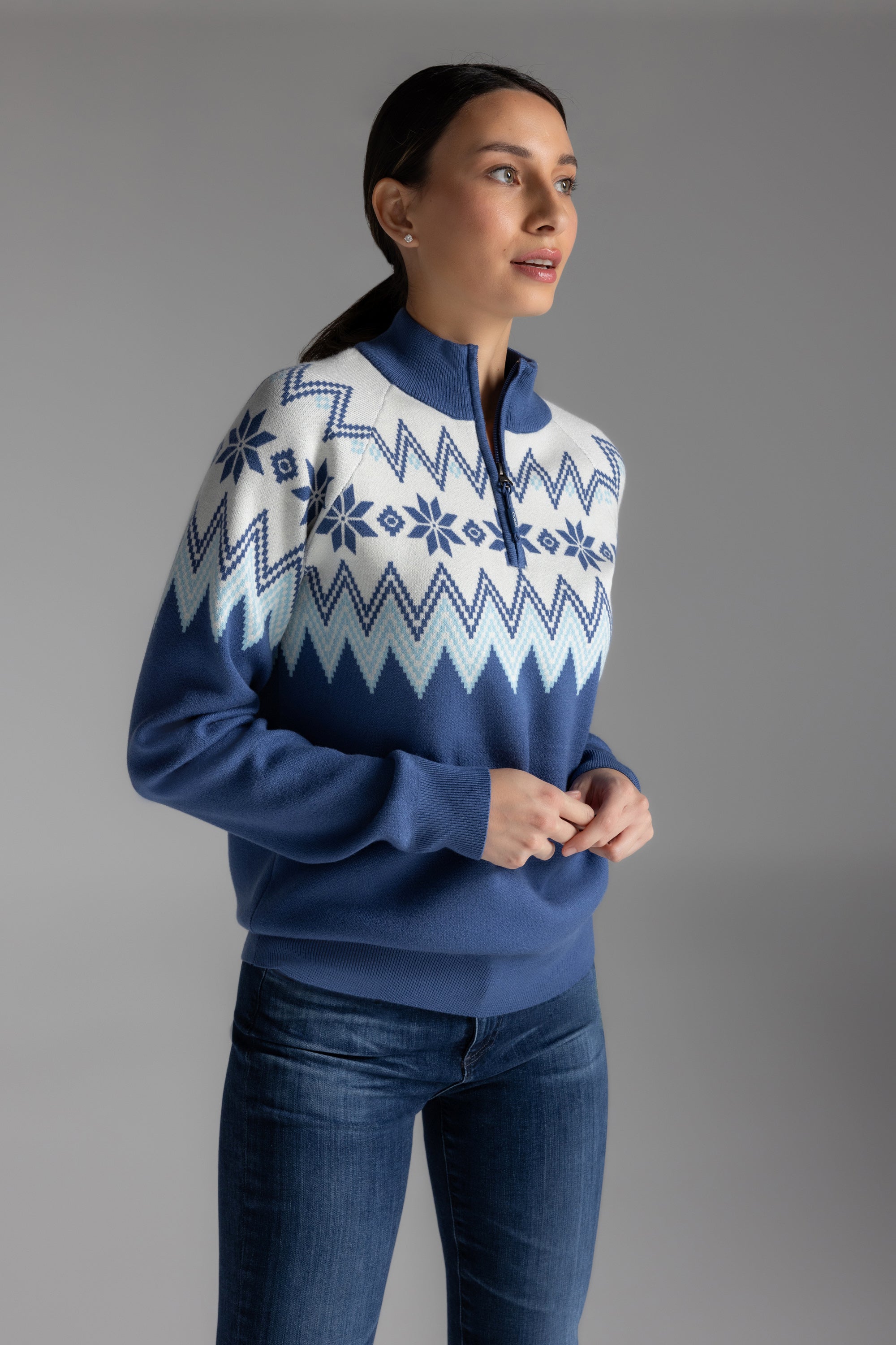 SnowCuddle Apres-Ski Mock Sweater
