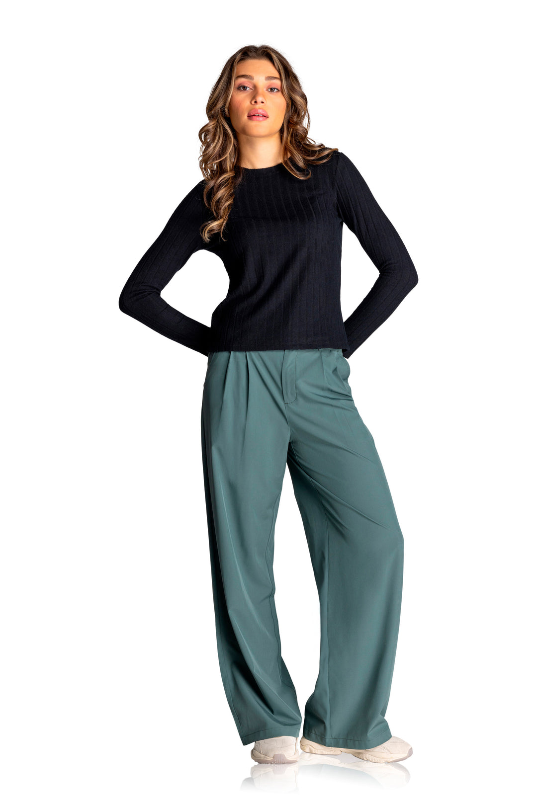 【KOOLOSET】CN Fresh Wide Pants COOFANDY Men's Casual Pants Relaxed Fit Flat Front