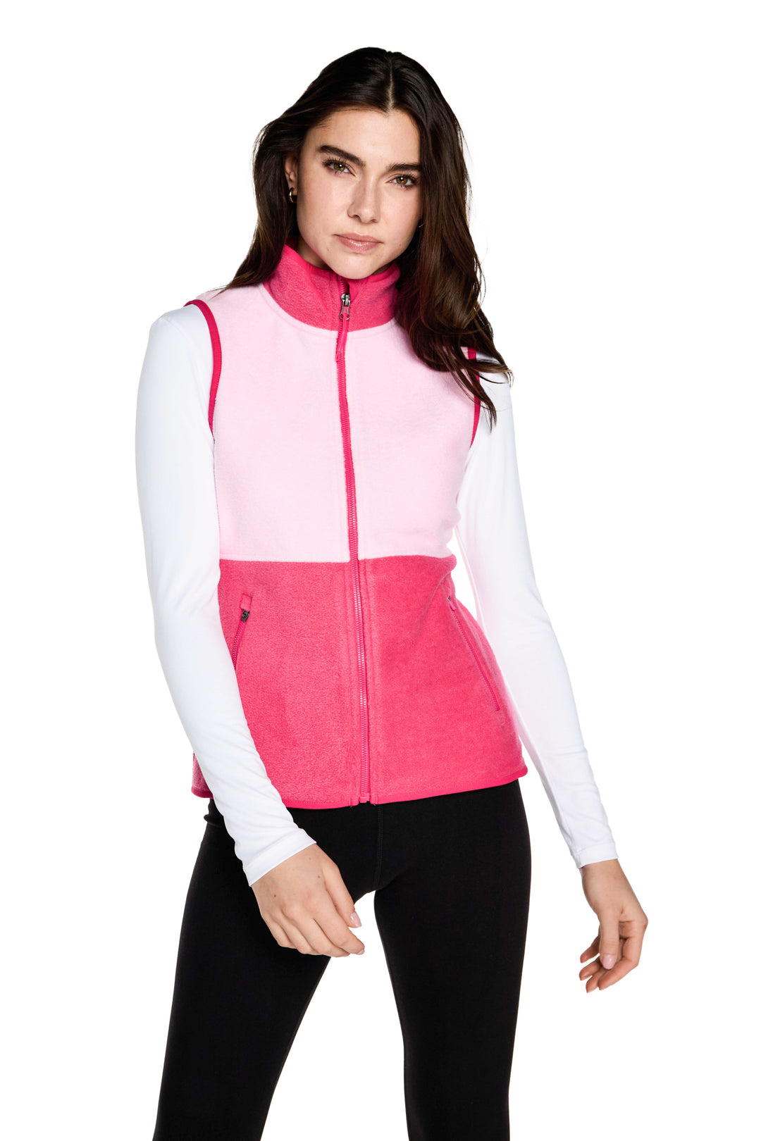 【KOOLOSET】Over Hood Knit Zip-up Vest New Original Full Zip Hooded Vest – Buttcoat